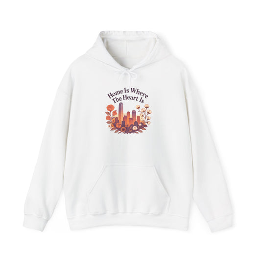 Home Is Where the Heart Is Oklahoma City Hoodie | Oklahoma Pride Gift | OKC Home Hoodie