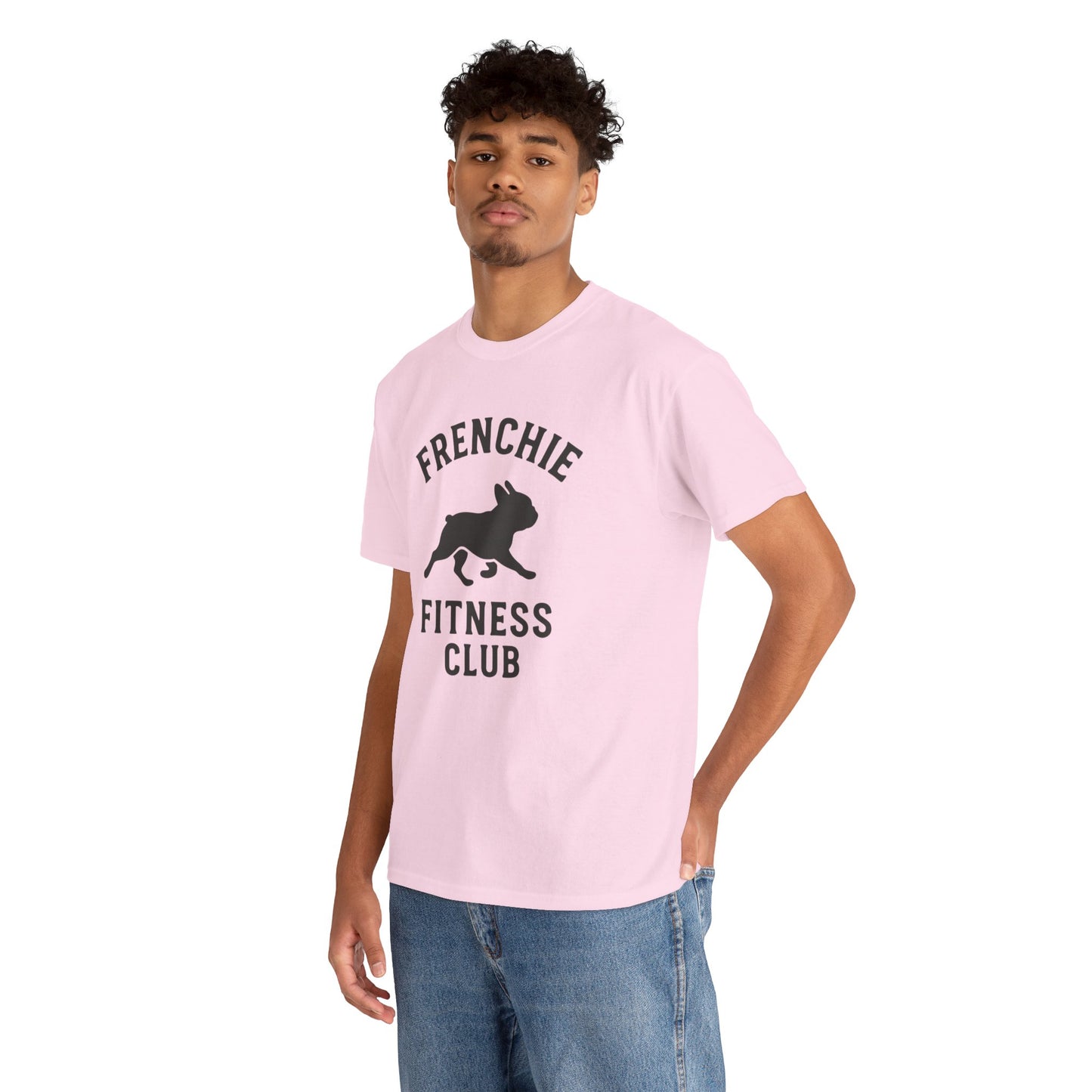 Frenchie Fitness Club T-Shirt | Funny French Bulldog Gym Tee | Dog Lover Workout Shirt | Frenchie Mom Gift | Cute Fitness Dog Graphic Tee