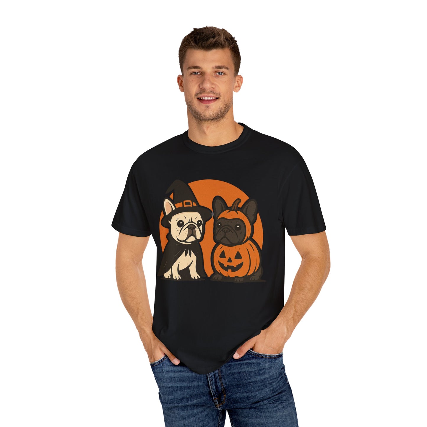 French Bulldog Halloween T-Shirt | Cute Spooky Frenchie Tee | Funny Dog Lover Shir