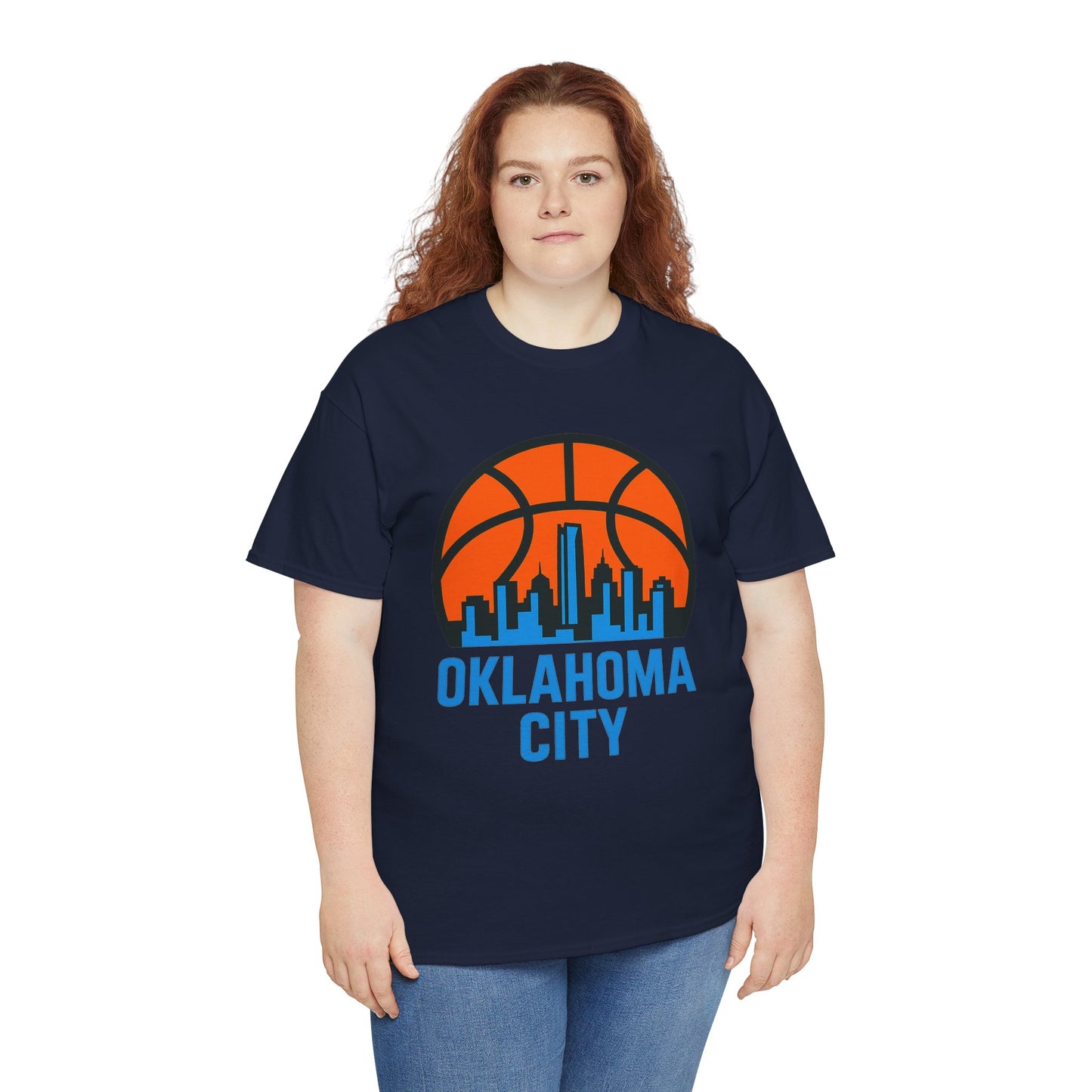 Oklahoma City Basketball Skyline T-Shirt
