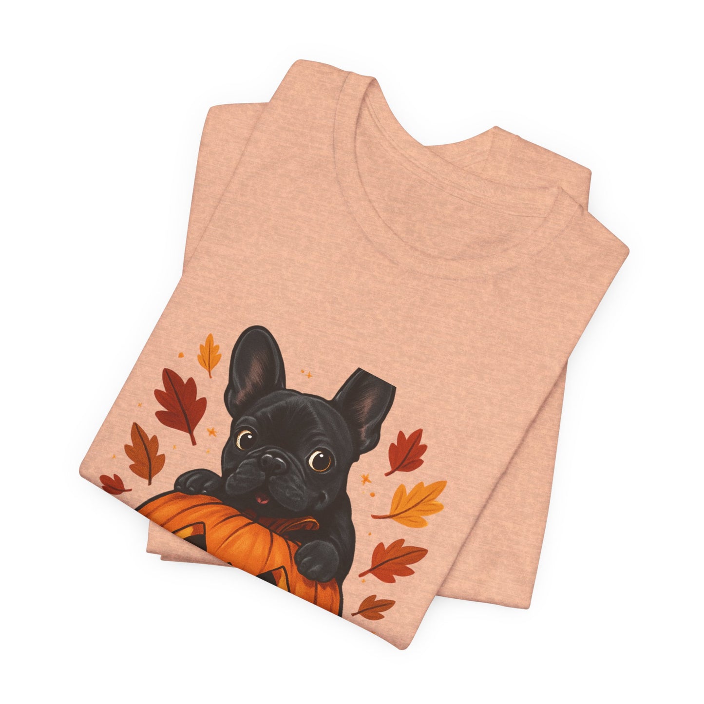Cutest Pumpkin in the Patch Frenchie T-Shirt | Halloween Dog Lover Tee | Fall French Bulldog Shirt | Cute Pumpkin Patch Graphic Tee