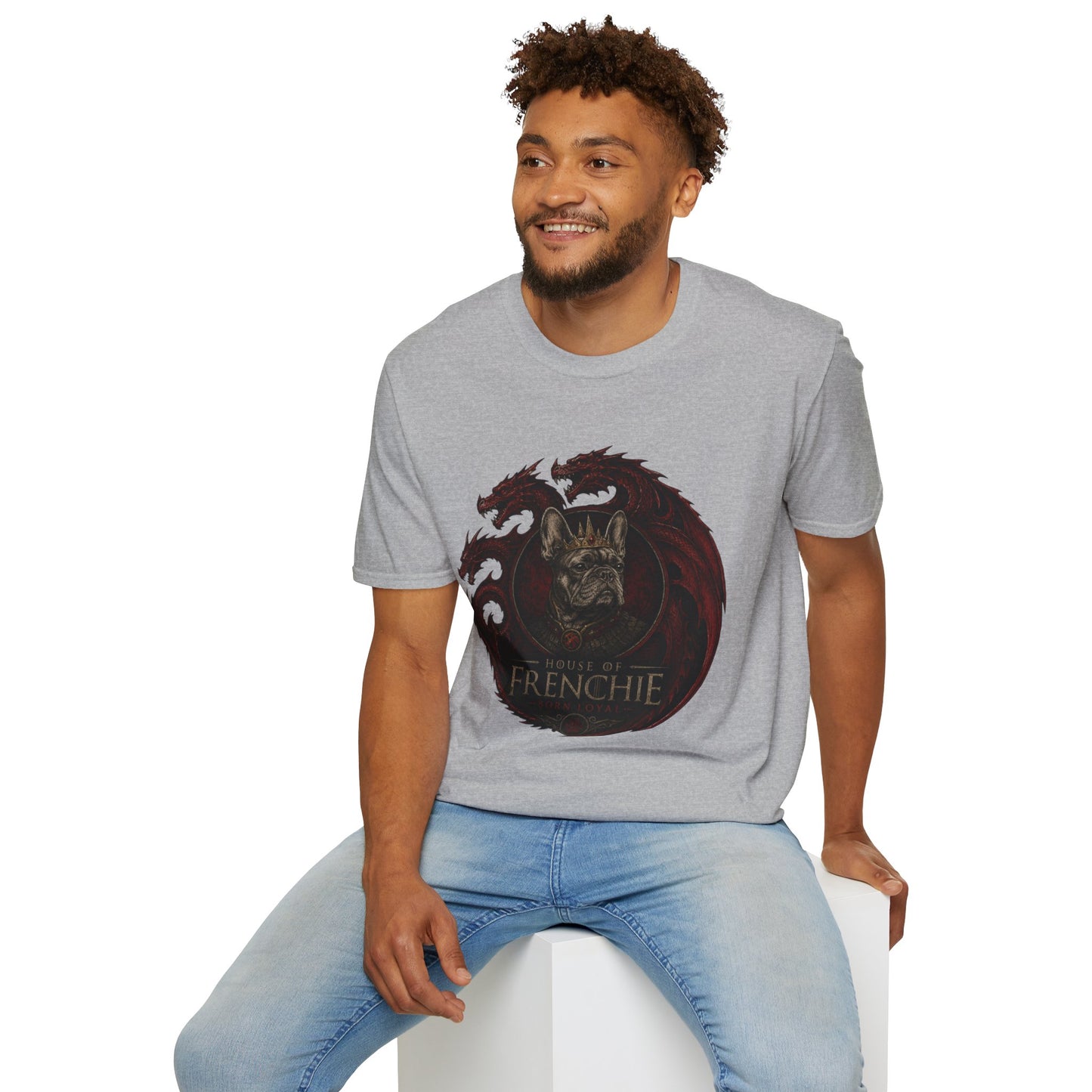 Frenchie Dragon T-Shirt — Gothic French Bulldog Illustration Tee