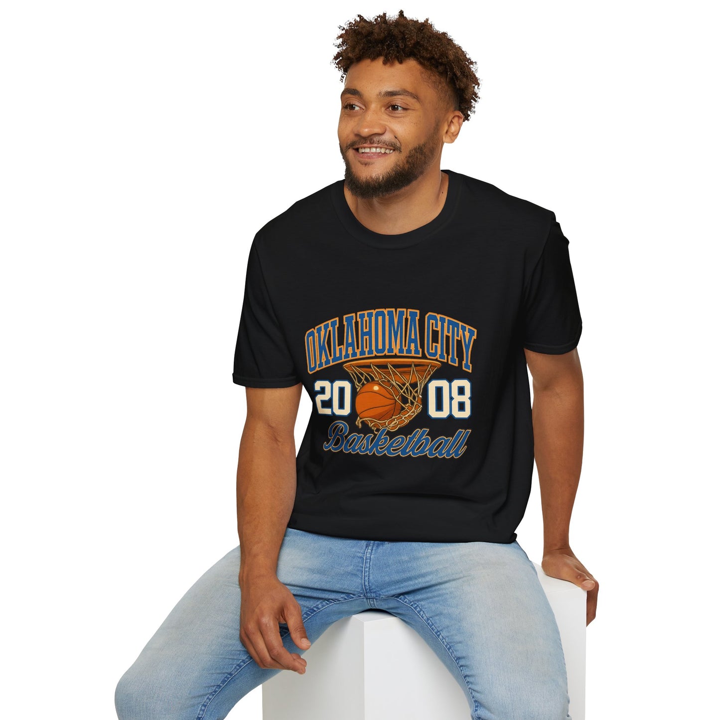 Oklahoma City Basketball T-Shirt | 2008 Retro Sports Tee | OKC Fan Shirt | Vintage Style Basketball Graphic | Local Pride Gift | Game Day Tee