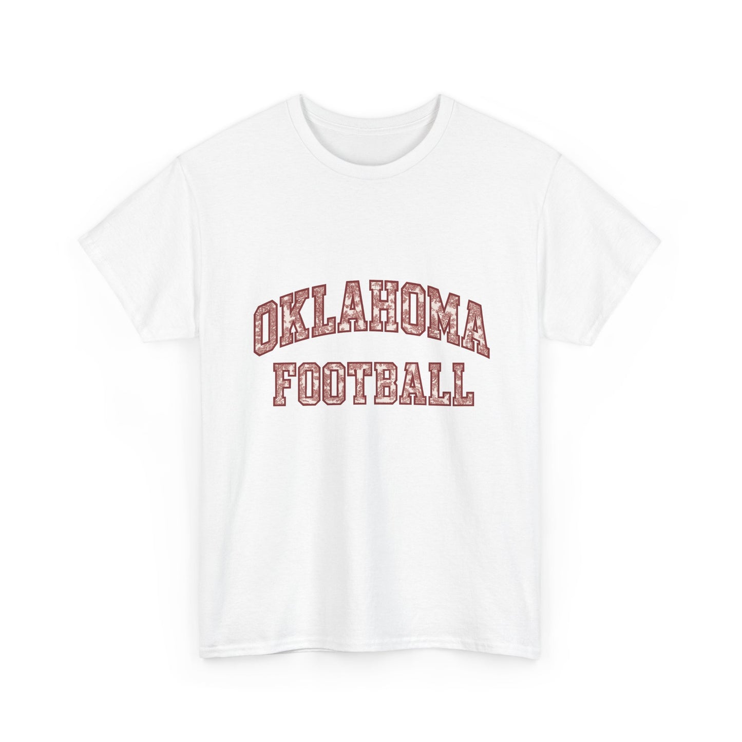 Oklahoma Football T-Shirt – Vintage Collegiate Style OU Game Day Tee, Retro Sports Shirt for Fans and Students