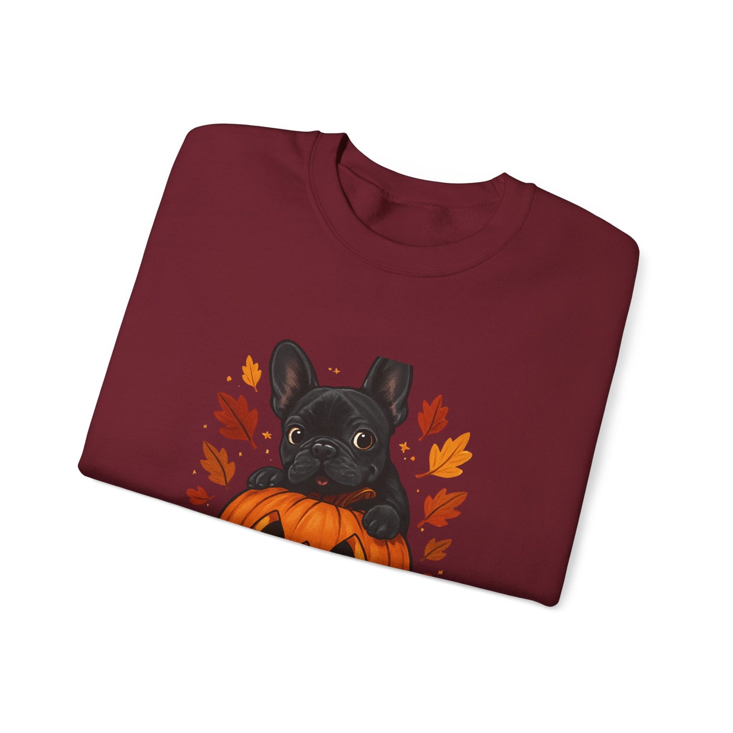 Cutest Pumpkin in the Patch Sweatshirt | Frenchie Fall Crewneck | Halloween Dog Lover Gift | Cozy French Bulldog Pumpkin Patch Pullover