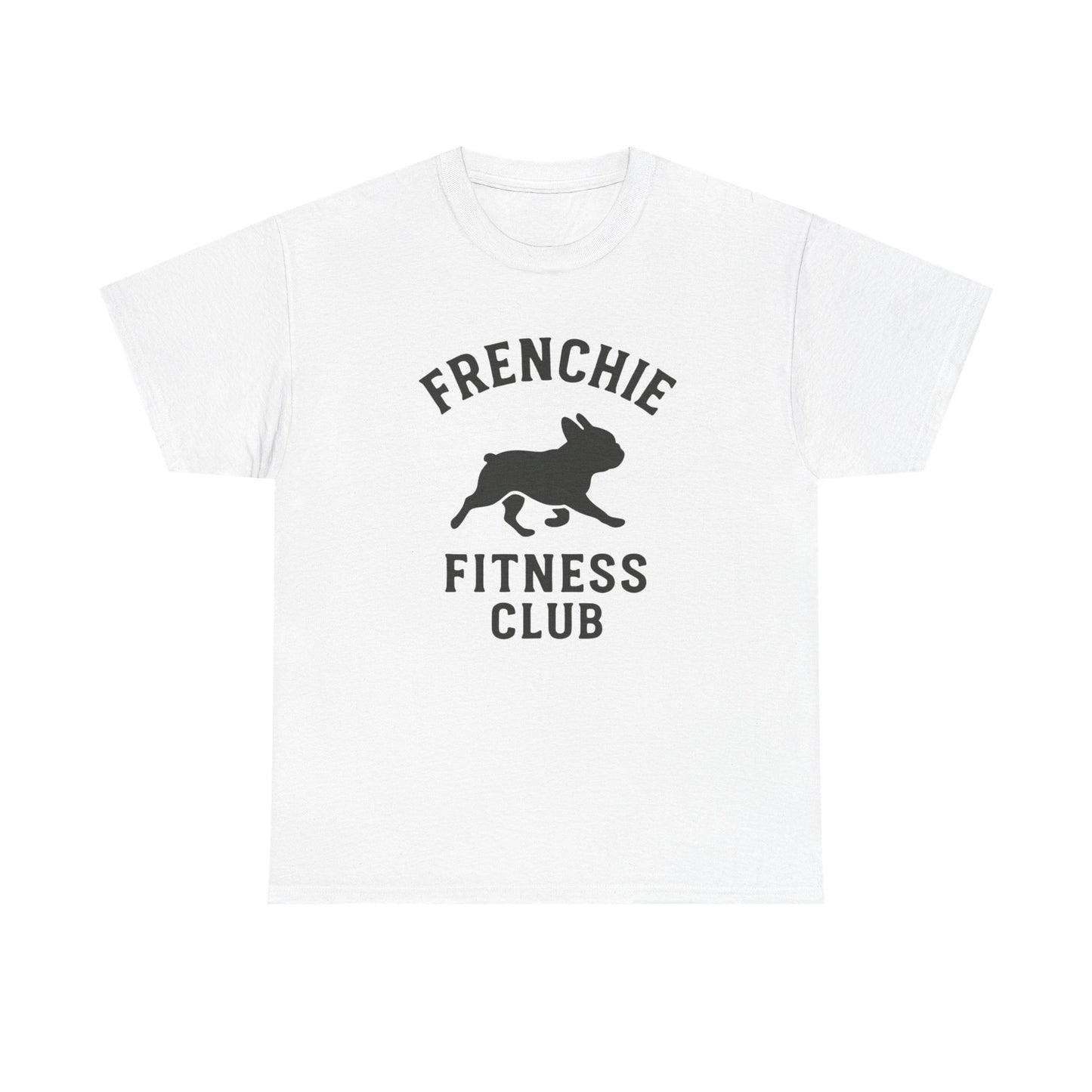 Frenchie Fitness Club T-Shirt | Funny French Bulldog Gym Tee | Dog Lover Workout Shirt | Frenchie Mom Gift | Cute Fitness Dog Graphic Tee