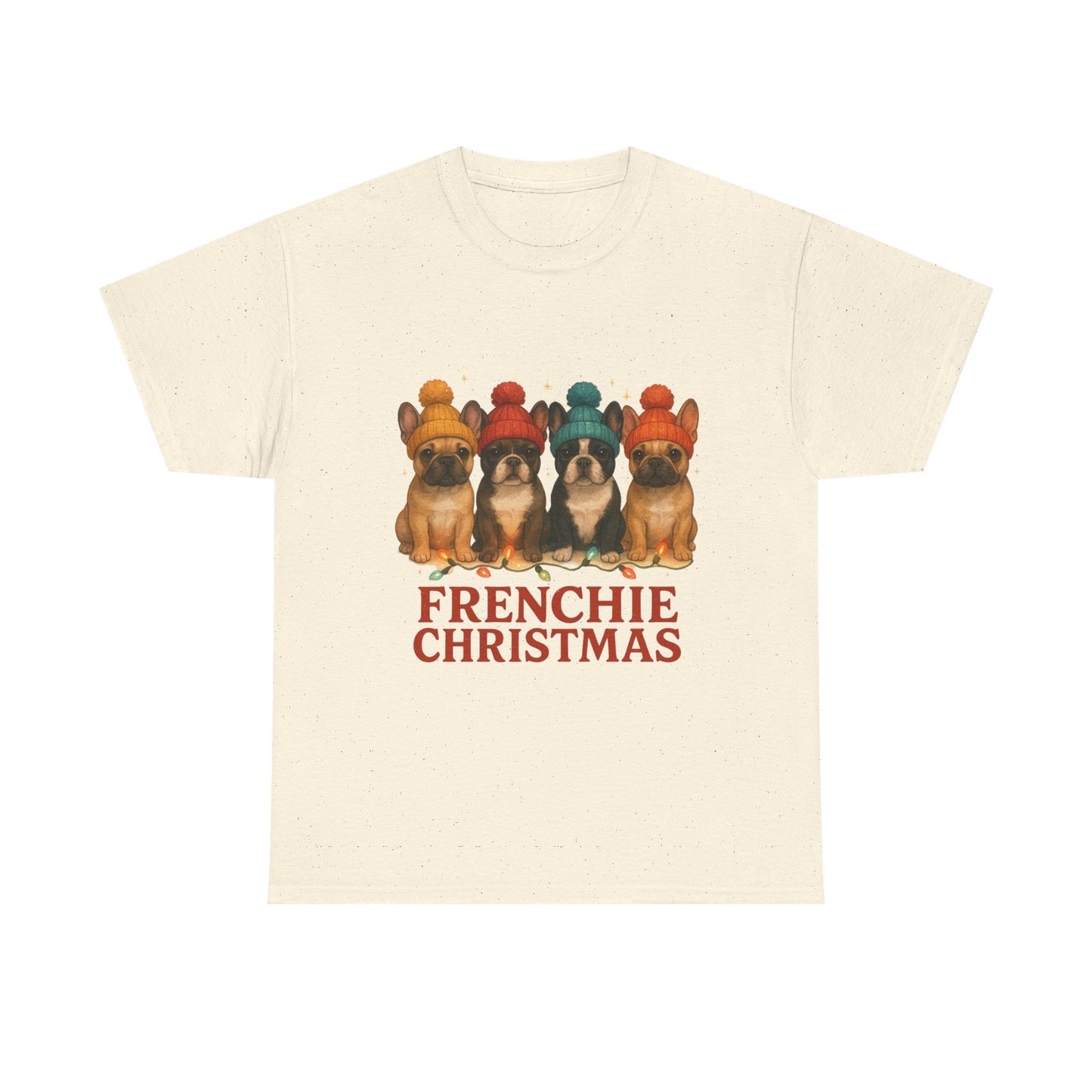 Frenchie Christmas Shirt | Cute French Bulldog Holiday Tee | Frenchie Dog Lovers Xmas Gift | Cozy Winter Pup T-Shirt
