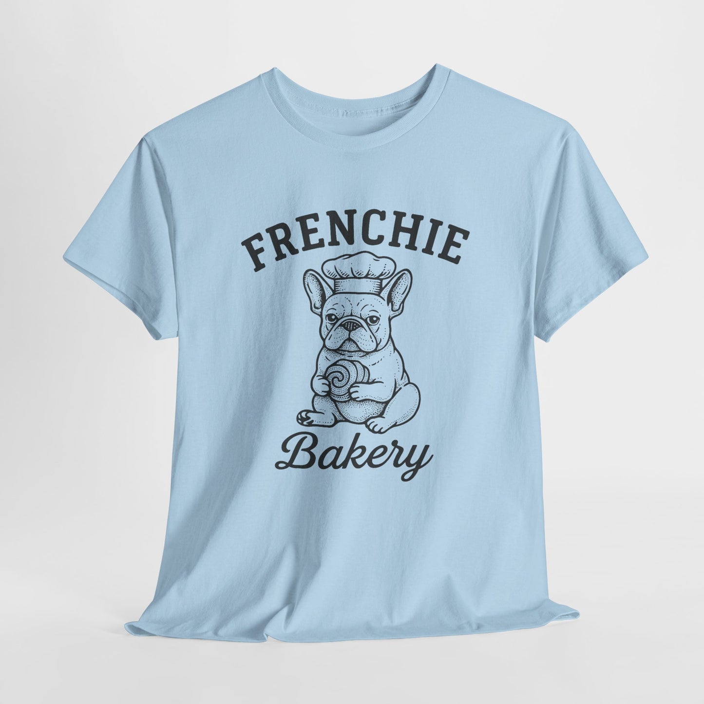 Frenchie Bakery T-Shirt French Bulldog Chef Tee, Cute Dog Lover Gift, Vintage Frenchie Café Graphic
