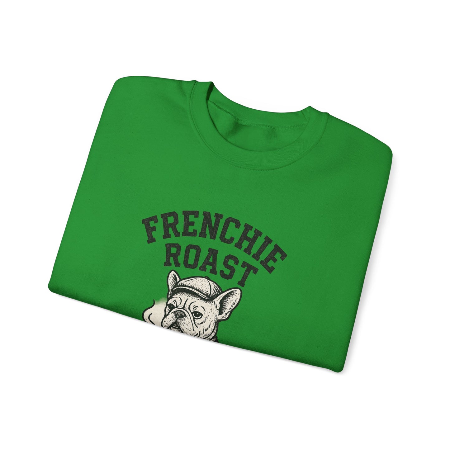 Frenchie Roast Sweatshirt • French Bulldog Coffee Lover Sweater • Cute Barista Dog Pullover • Frenchie Mom Gift • Cozy Dog Lover Crewneck