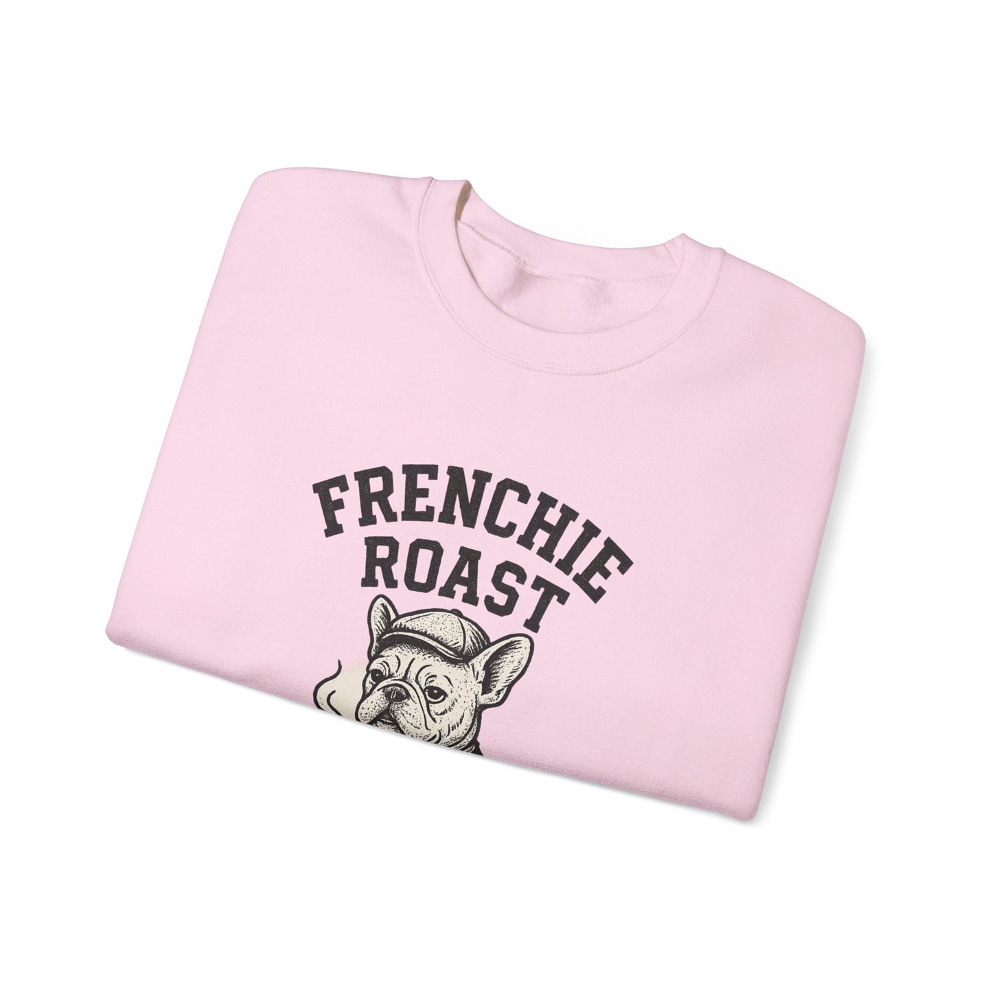 Frenchie Roast Sweatshirt • French Bulldog Coffee Lover Sweater • Cute Barista Dog Pullover • Frenchie Mom Gift • Cozy Dog Lover Crewneck