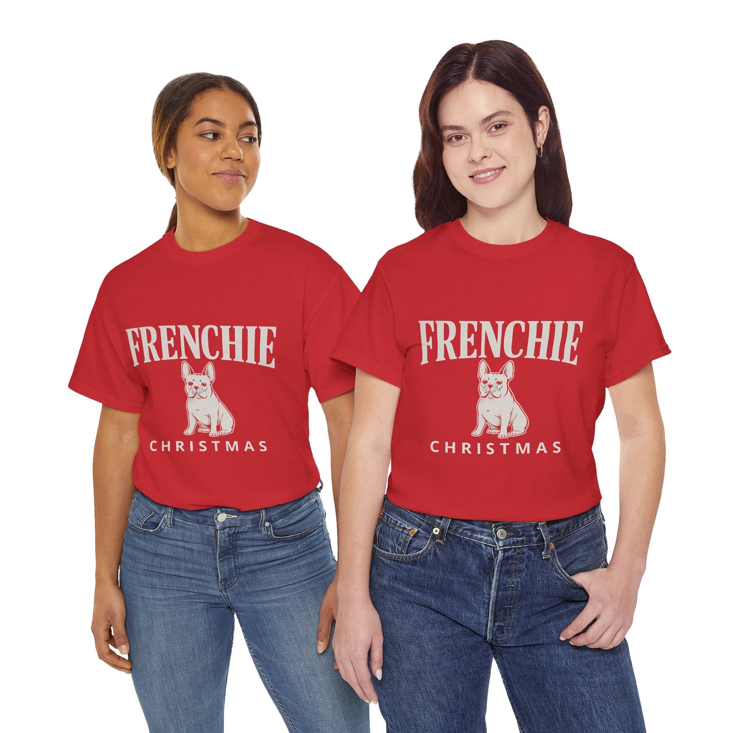 Frenchie Christmas Shirt – Cute French Bulldog Holiday Tee, Vintage Frenchie Christmas Gift, Dog Lover Xmas Graphic Tee, French Bulldog Christmas Apparel