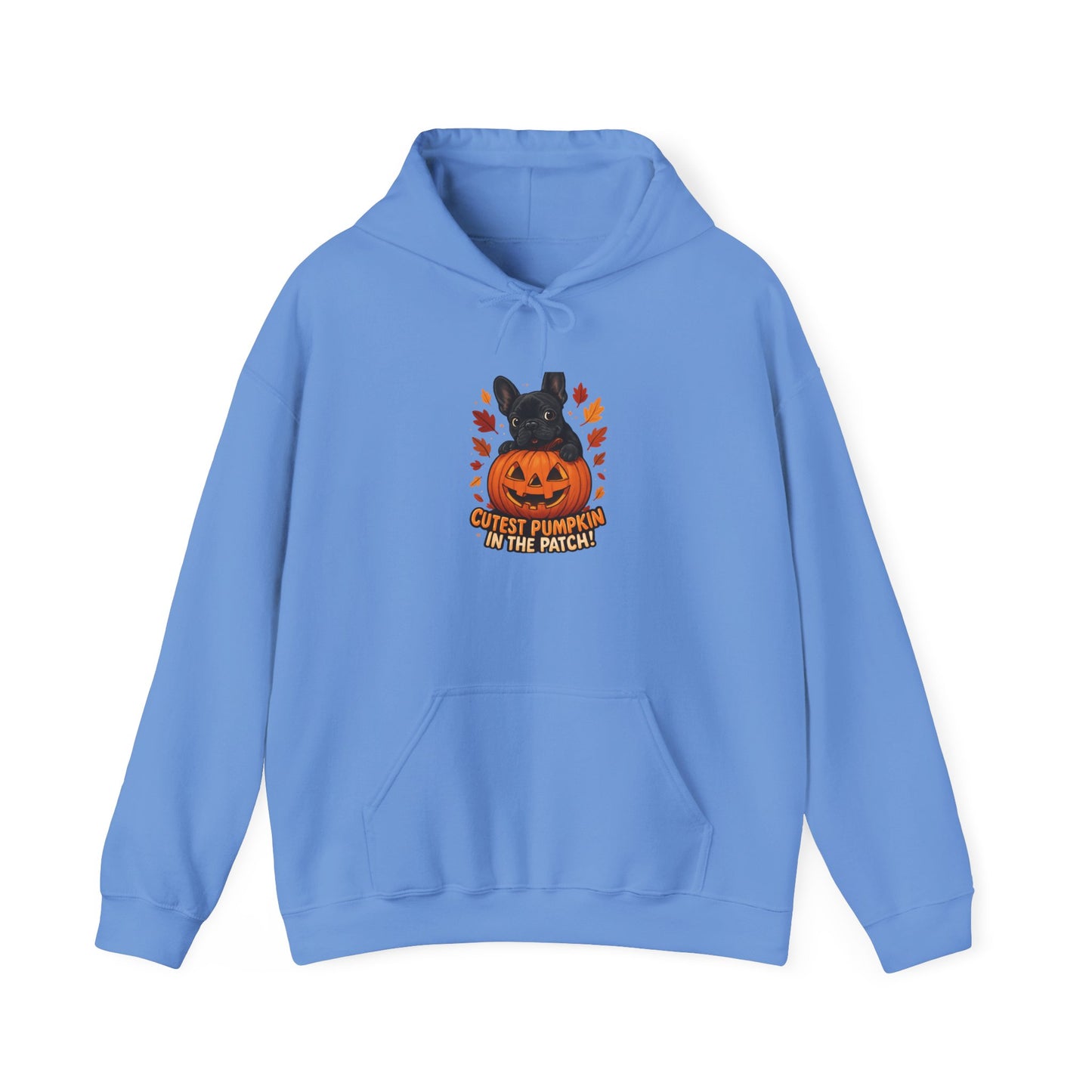 Cutest Pumpkin in the Patch Hoodie | Frenchie Fall Sweatshirt | Halloween Dog Lover Gift | Cozy French Bulldog Pumpkin Patch Hoodie