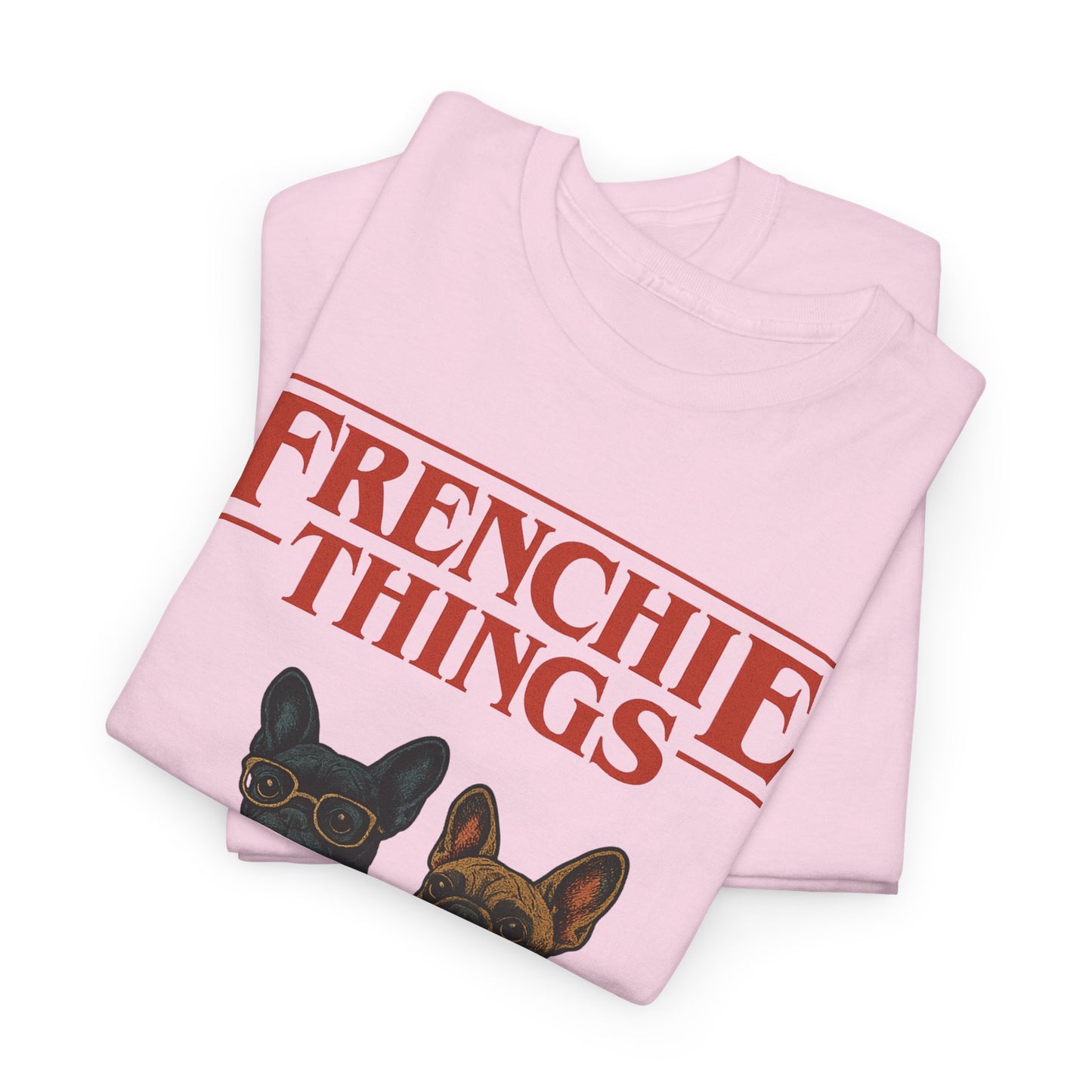 Frenchie Things Unisex Heavy Cotton Tee - Cute Dog Lover Shirt, Pet Gift, Casual Wear, Birthday Gift, Animal T-Shirt