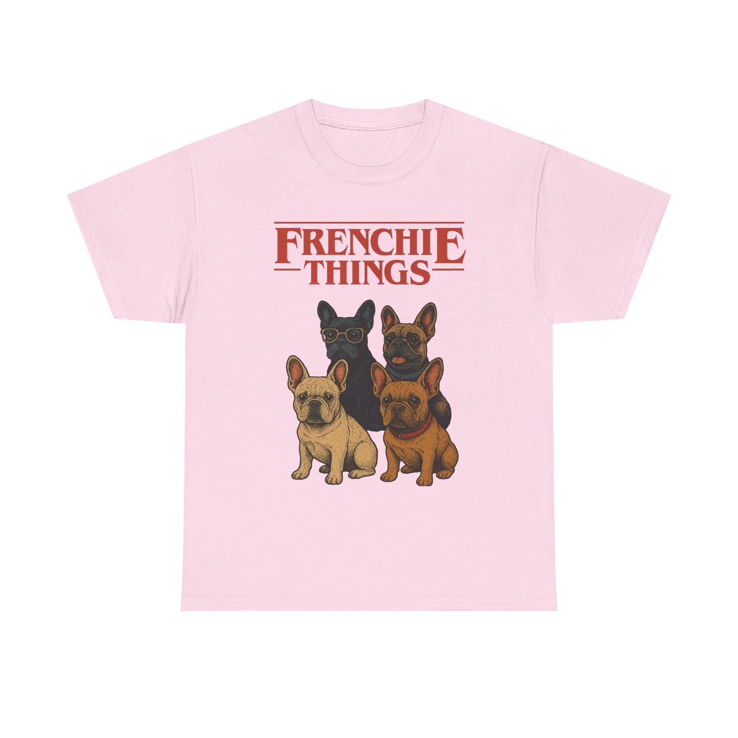 Frenchie Things Unisex Heavy Cotton Tee - Cute Dog Lover Shirt, Pet Gift, Casual Wear, Birthday Gift, Animal T-Shirt