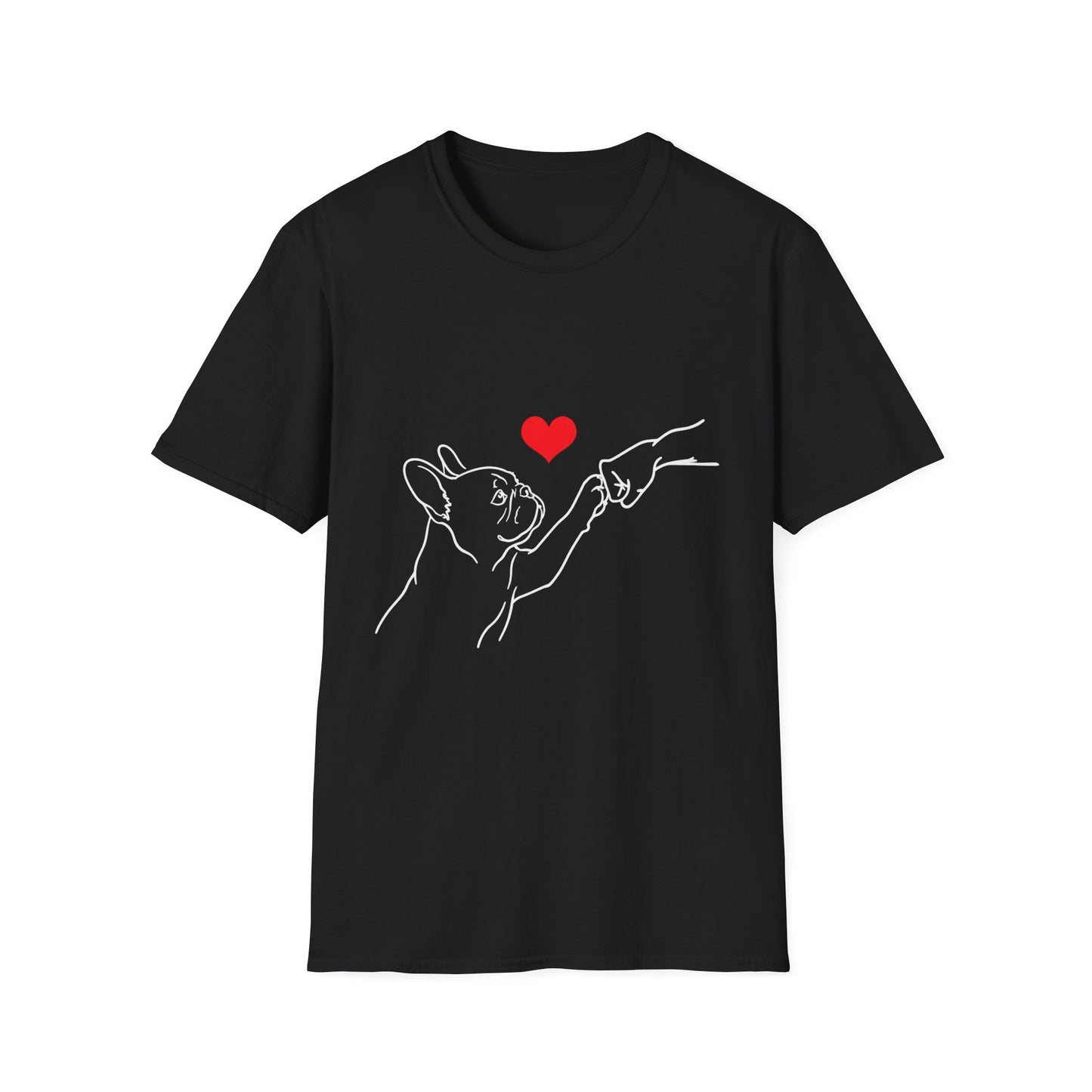 French Bulldog Love Shirt, Frenchie Mom Gift, French Bulldog Dad Shirt, Minimalist Frenchie Tee, Dog Lover Gift, French Bulldog Outline Shirt, Pet Memorial Tee