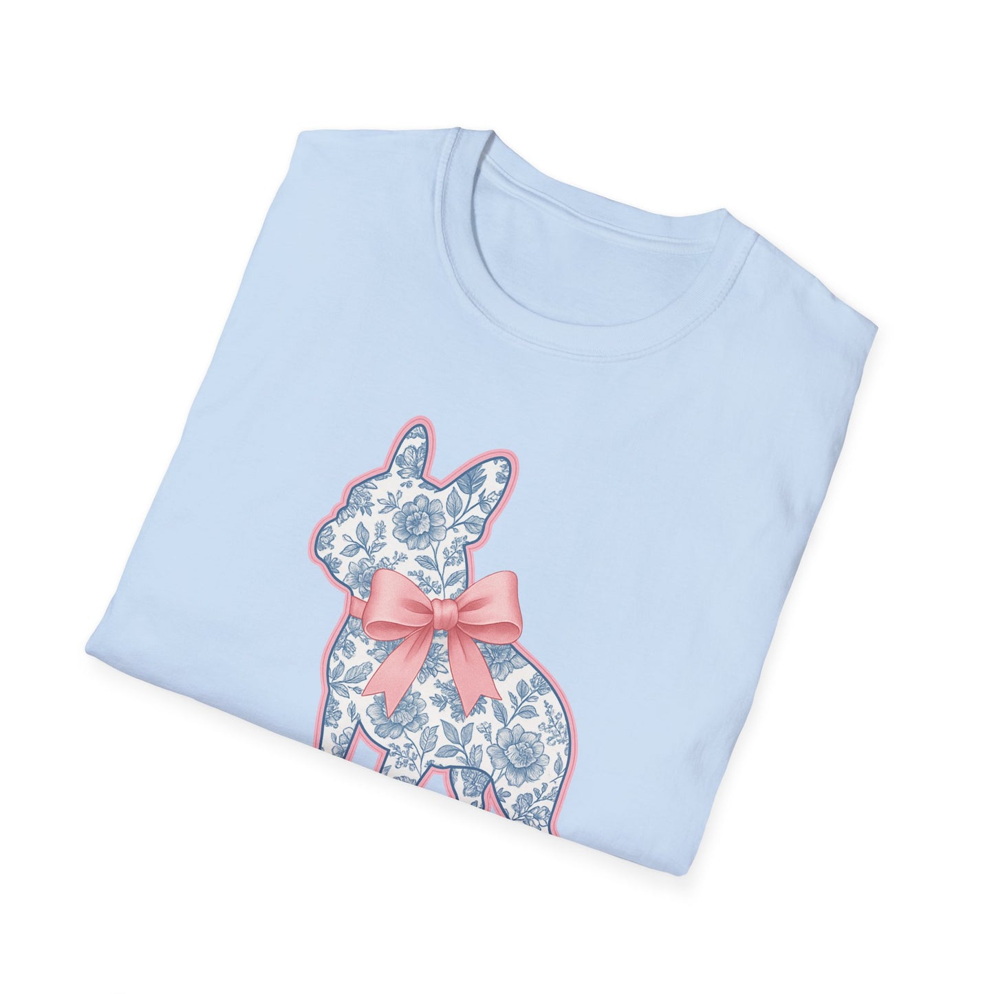 Frenchie Mama Shirt – Floral French Bulldog Silhouette Tee with Pink Bow, Dog Mom Gift, Cute Frenchie Lover T-Shirt, Pastel Dog Mom Apparel