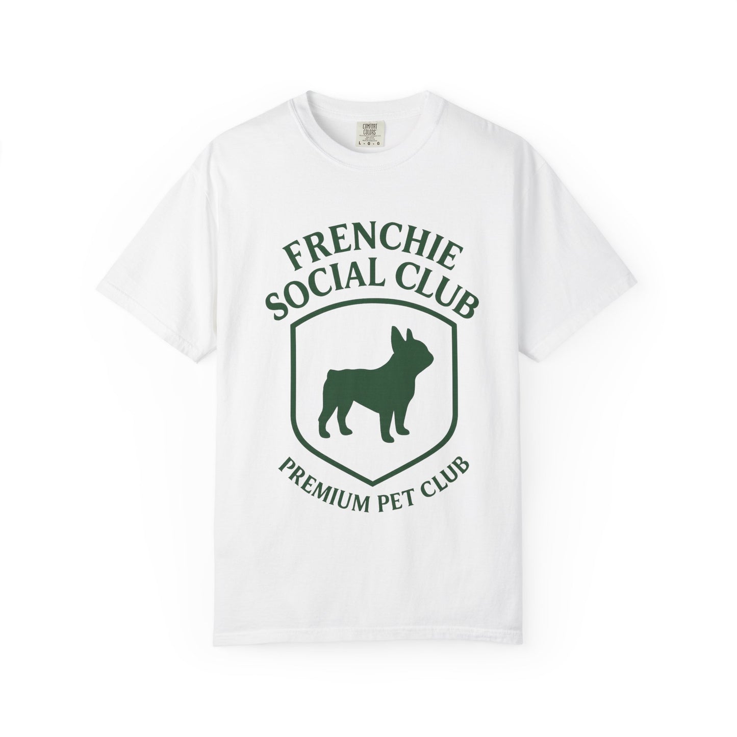French Bulldog Club T-Shirt | Unisex Frenchie Graphic Tee | Retro Dog Lover Shirt | Minimal Country Club Style Frenchie Gift