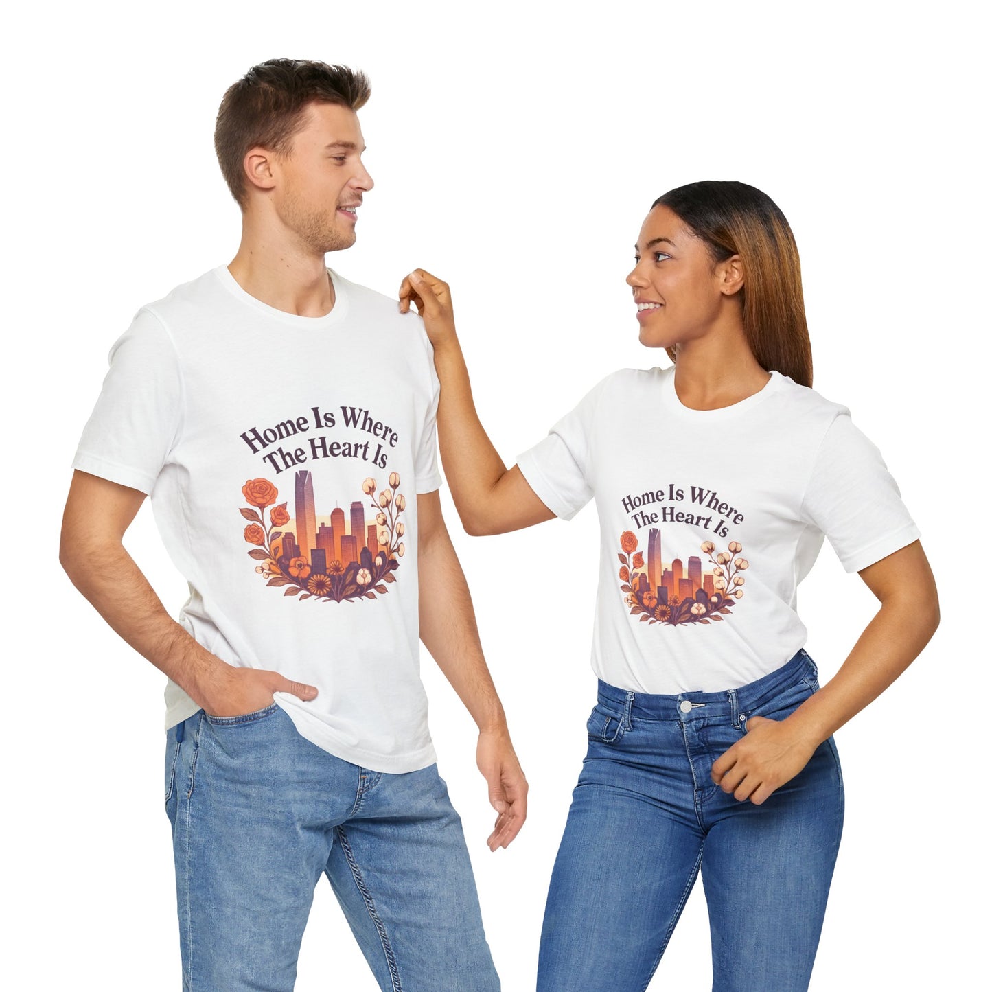 Home Is Where the Heart Is Oklahoma City Shirt | OKC Pride Tee | Oklahoma City Love