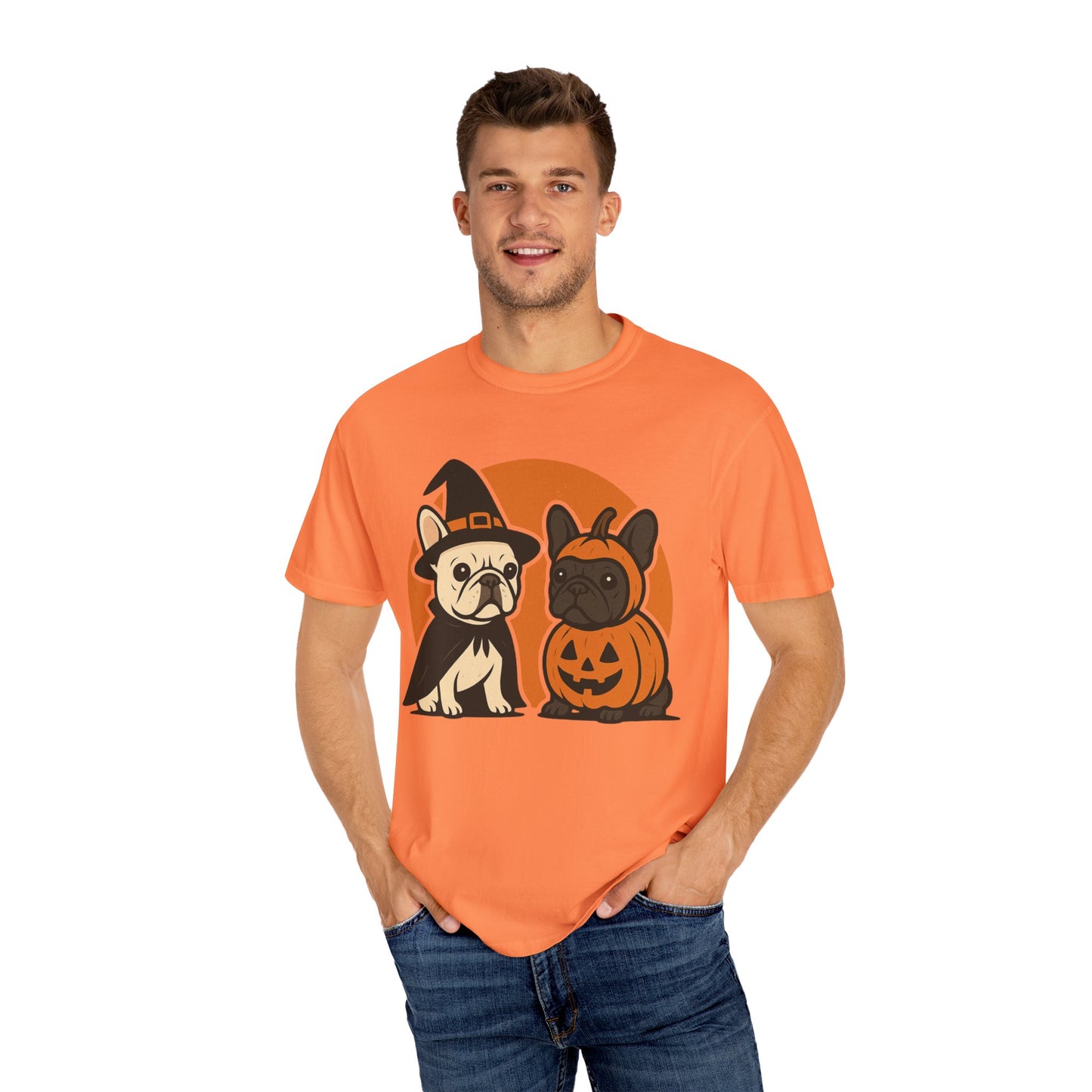 French Bulldog Halloween T-Shirt | Cute Spooky Frenchie Tee | Funny Dog Lover Shir