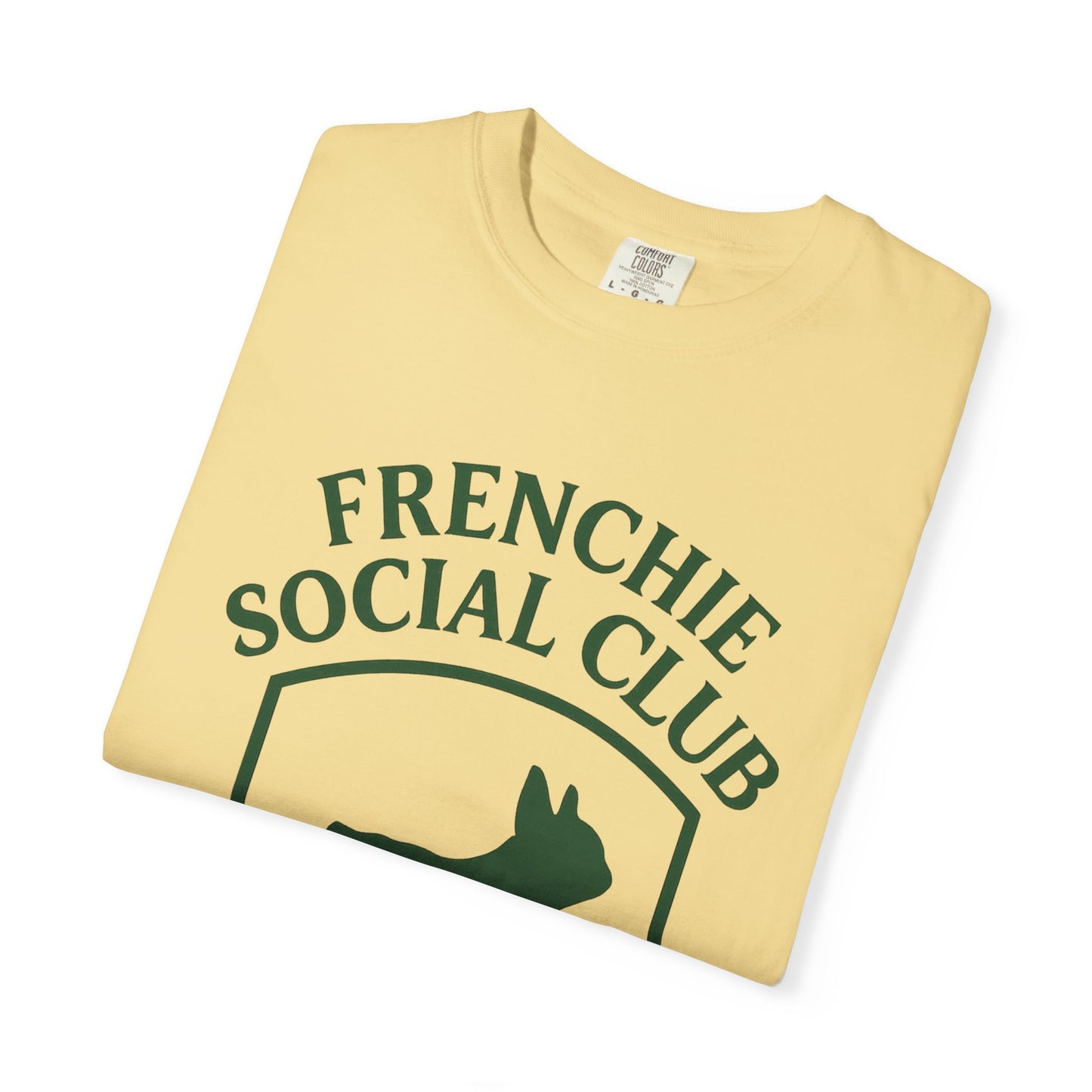 French Bulldog Club T-Shirt | Unisex Frenchie Graphic Tee | Retro Dog Lover Shirt | Minimal Country Club Style Frenchie Gift