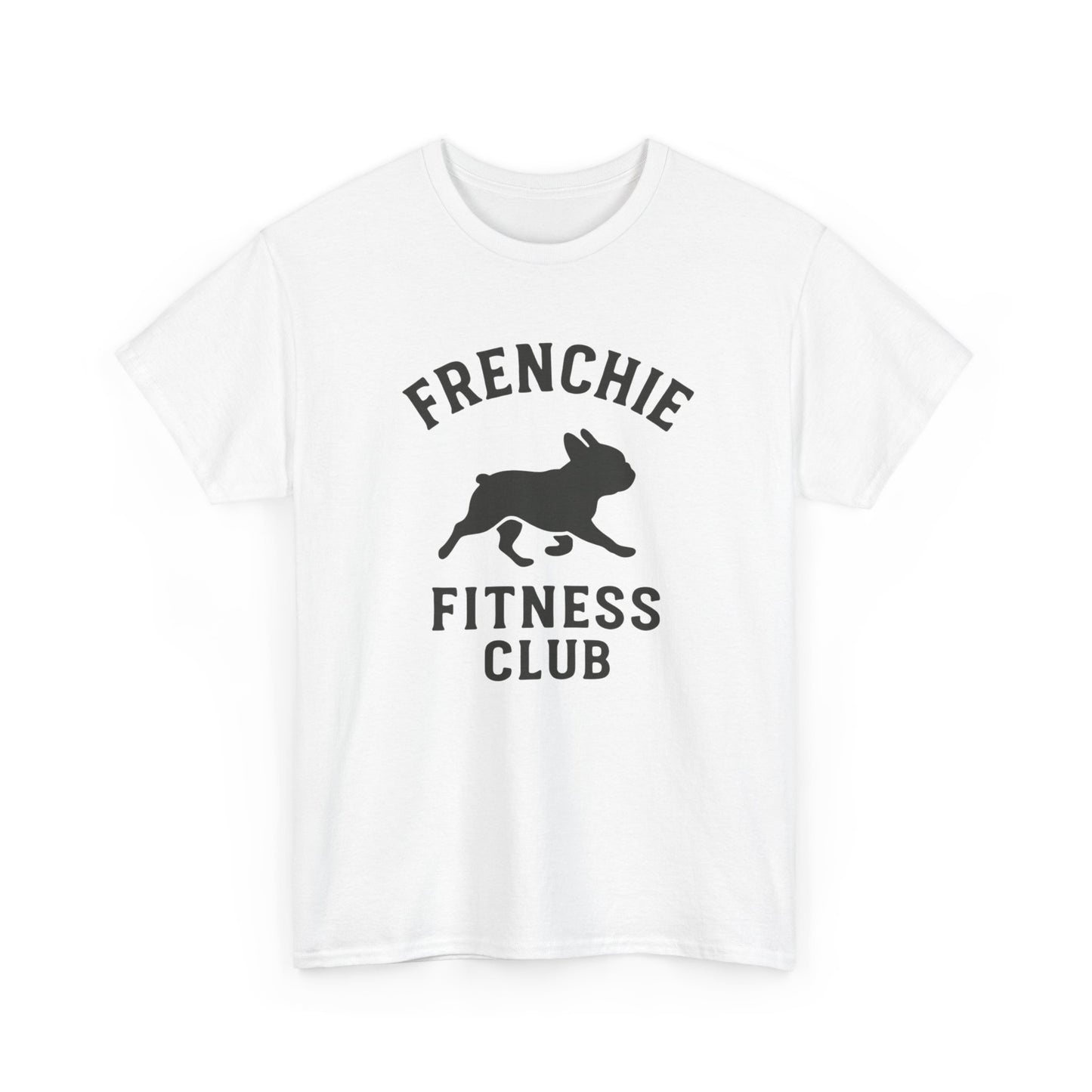 Frenchie Fitness Club T-Shirt | Funny French Bulldog Gym Tee | Dog Lover Workout Shirt | Frenchie Mom Gift | Cute Fitness Dog Graphic Tee