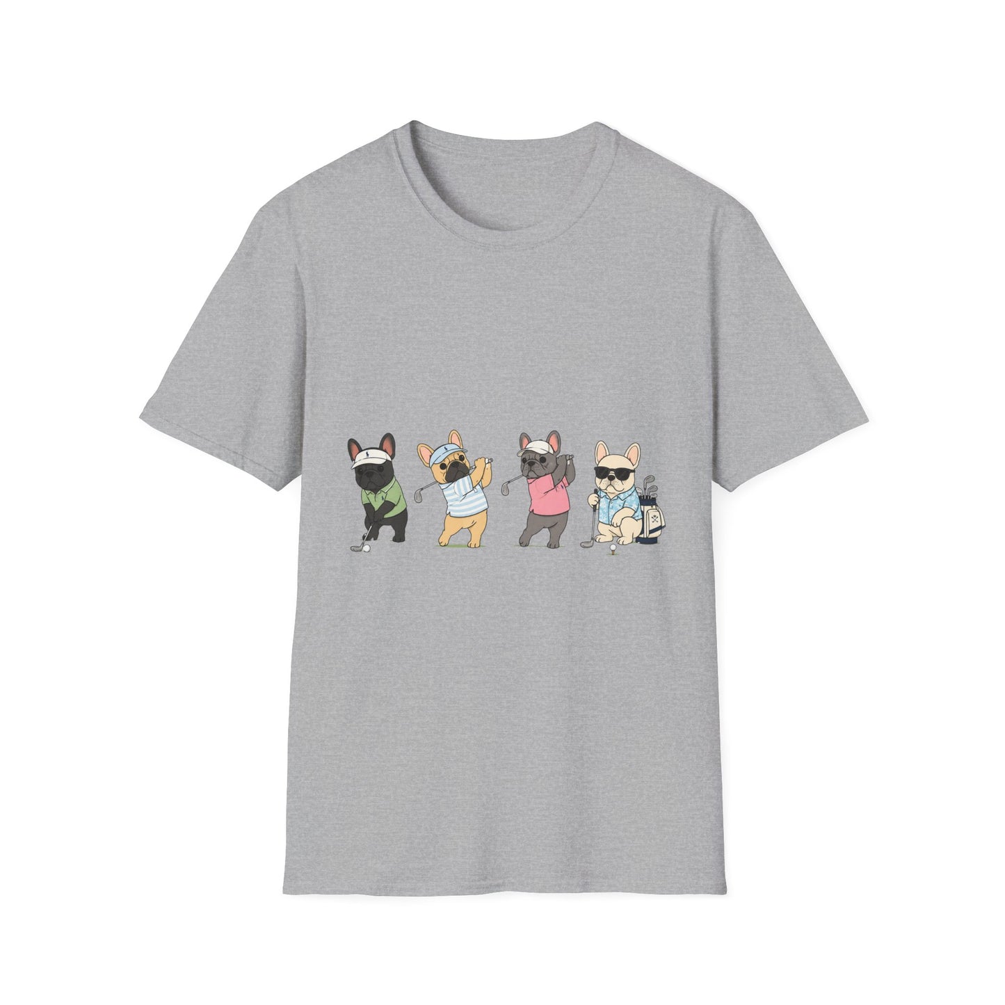 Frenchie Golf Shirt, French Bulldog Golf Tee, Funny Golfer Dog Shirt, Golf Lover Gift, Frenchie Country Club Shirt, Dog Dad Golf Tee