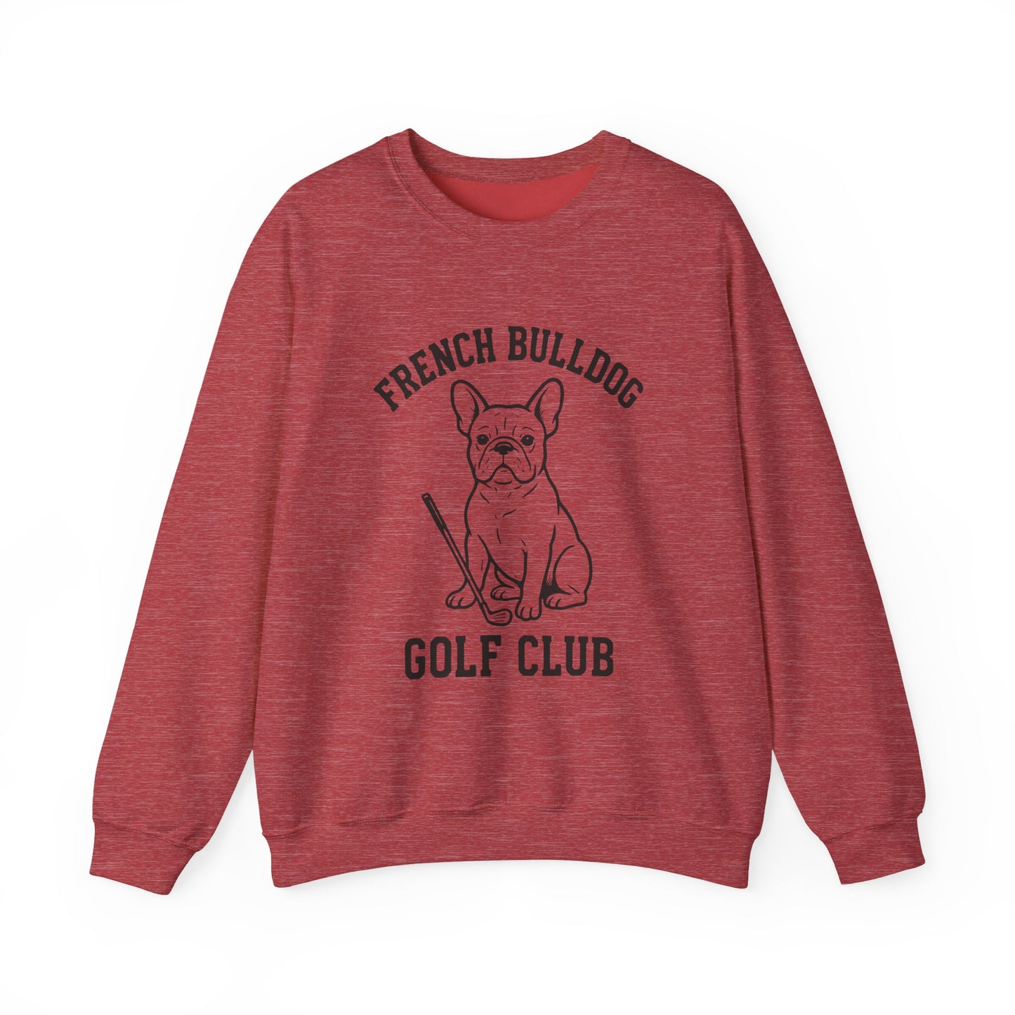 French Bulldog Golf Club Sweatshirt | Frenchie Golf Crewneck | Cute Dog Golfer Sweater | Frenchie Lover Gift | Golf Dog Apparel | Pet Lover Pullover