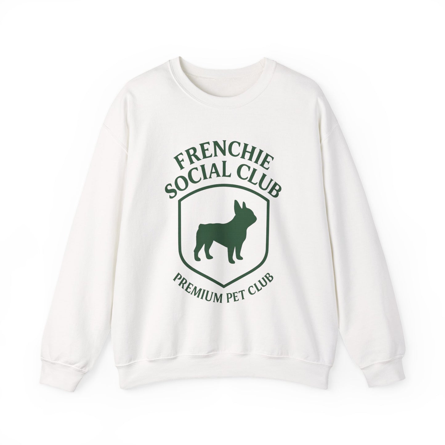 French Bulldog Club Sweatshirt | Retro Frenchie Pullover | Unisex Dog Lover Crewneck | Minimal Country Club Style Frenchie Sweater