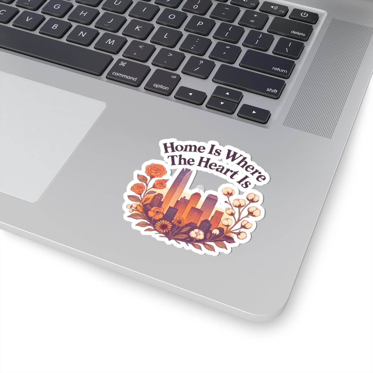 Home Is Where the Heart Is Oklahoma City Sticker | Oklahoma Pride Gift | OKC Home Sticker