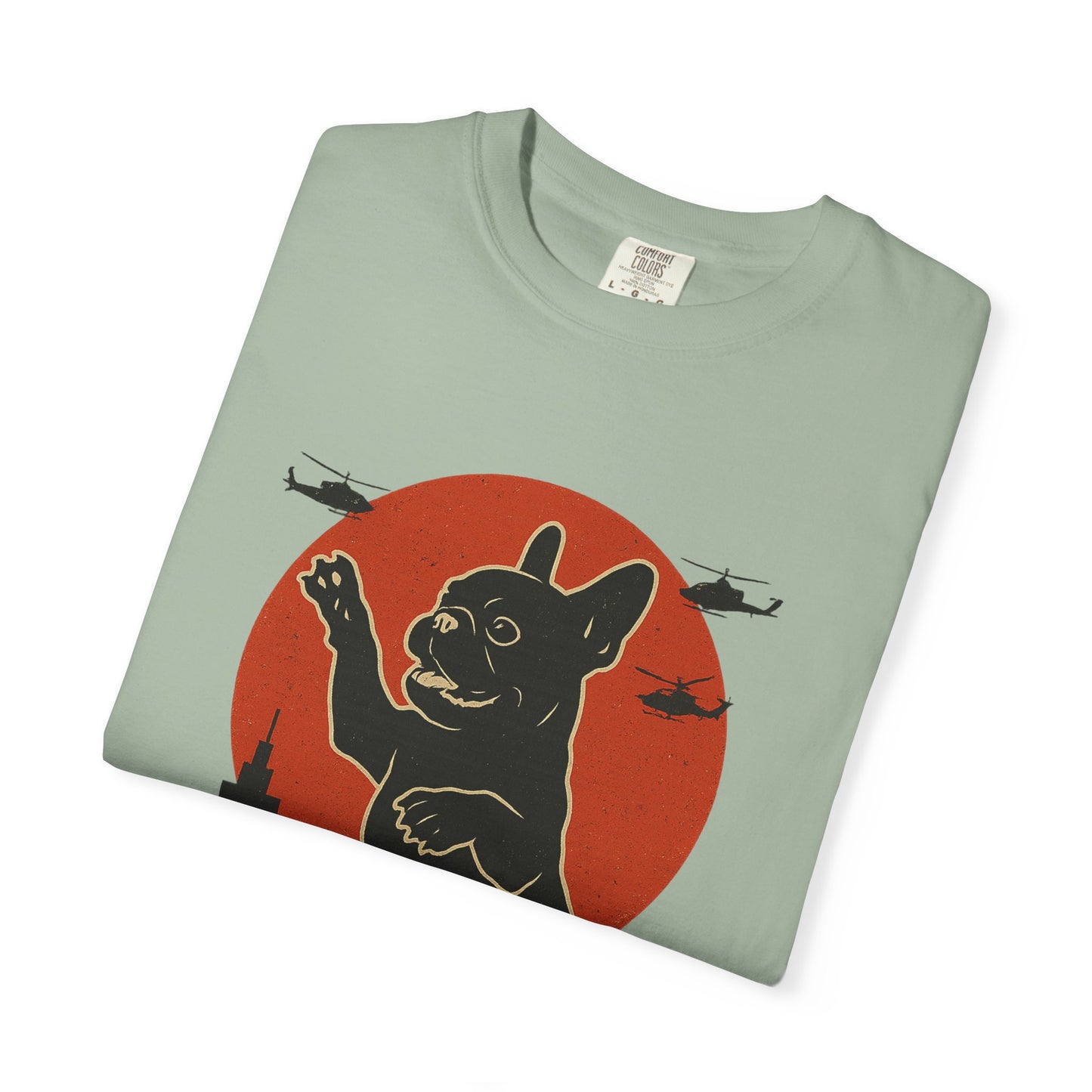 French Bulldogzilla T-shirt | Retro Japanese Frenchie Tee | Funny Inspired Dog Lover Gift | Unisex t-shirt