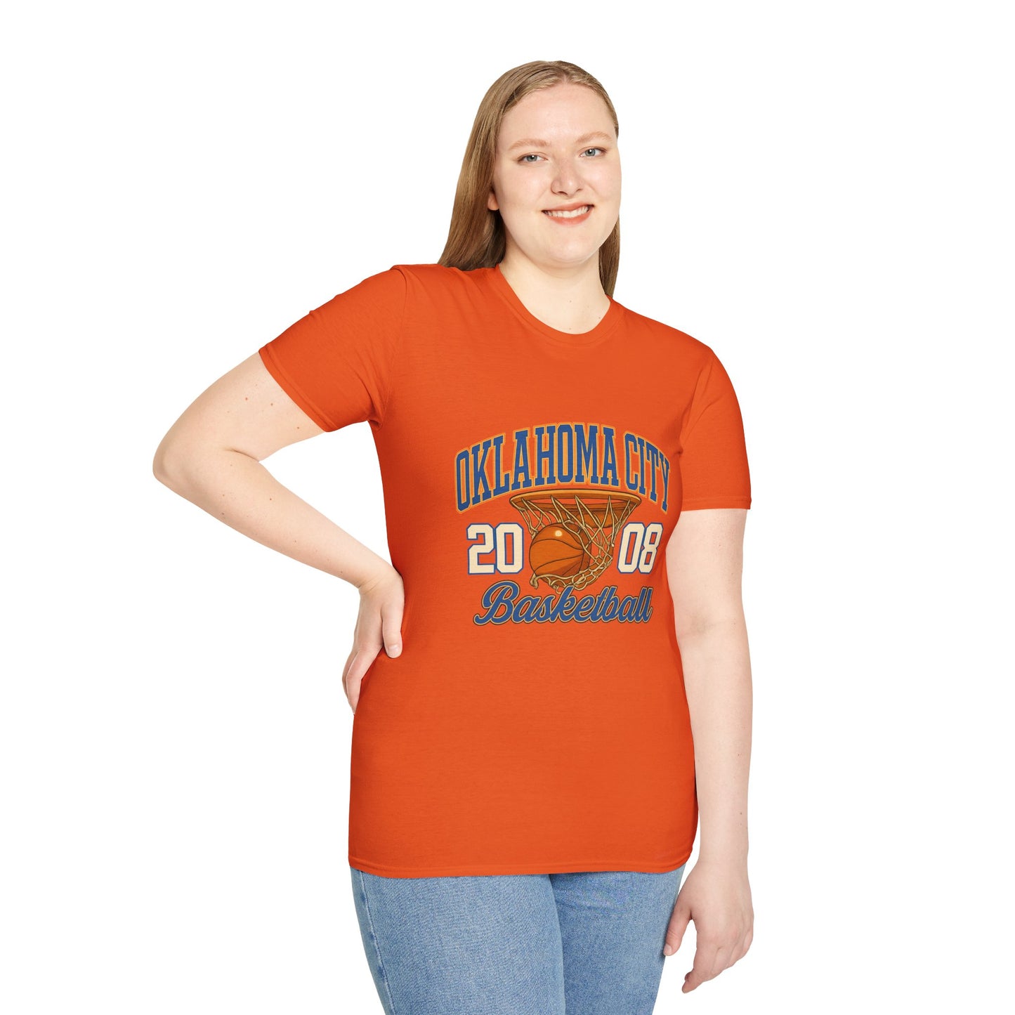 Oklahoma City Basketball T-Shirt | 2008 Retro Sports Tee | OKC Fan Shirt | Vintage Style Basketball Graphic | Local Pride Gift | Game Day Tee