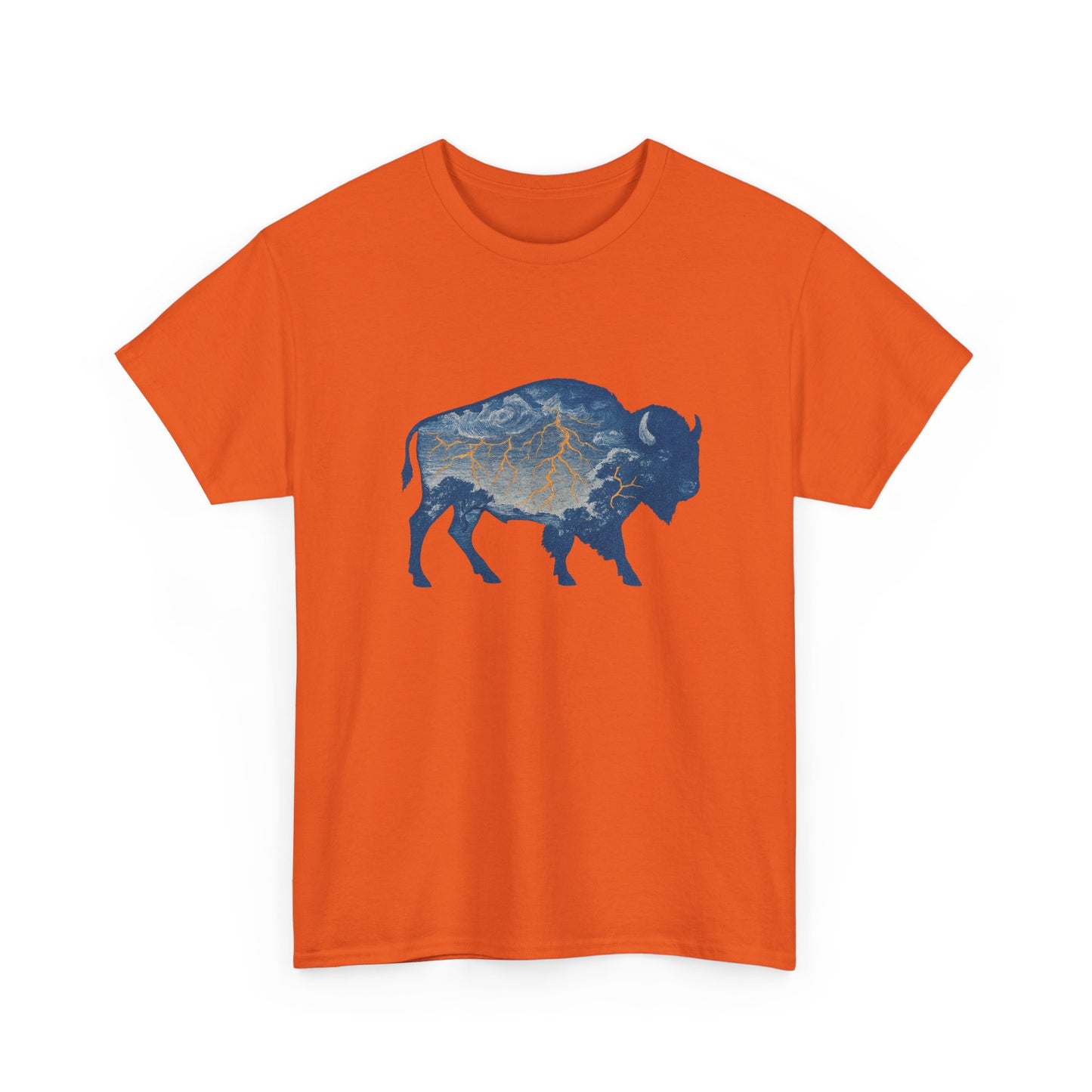 Thunder Bison Lightning T-Shirt | Oklahoma City Basketball Inspired Tee | OKC Game Day Shirt