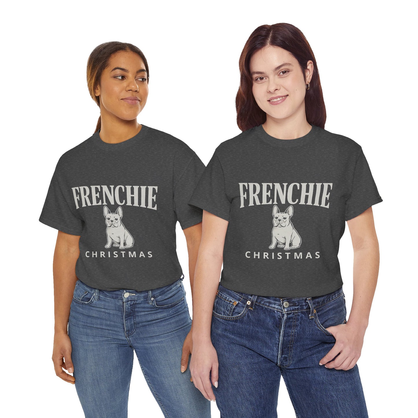 Frenchie Christmas Shirt – Cute French Bulldog Holiday Tee, Vintage Frenchie Christmas Gift, Dog Lover Xmas Graphic Tee, French Bulldog Christmas Apparel