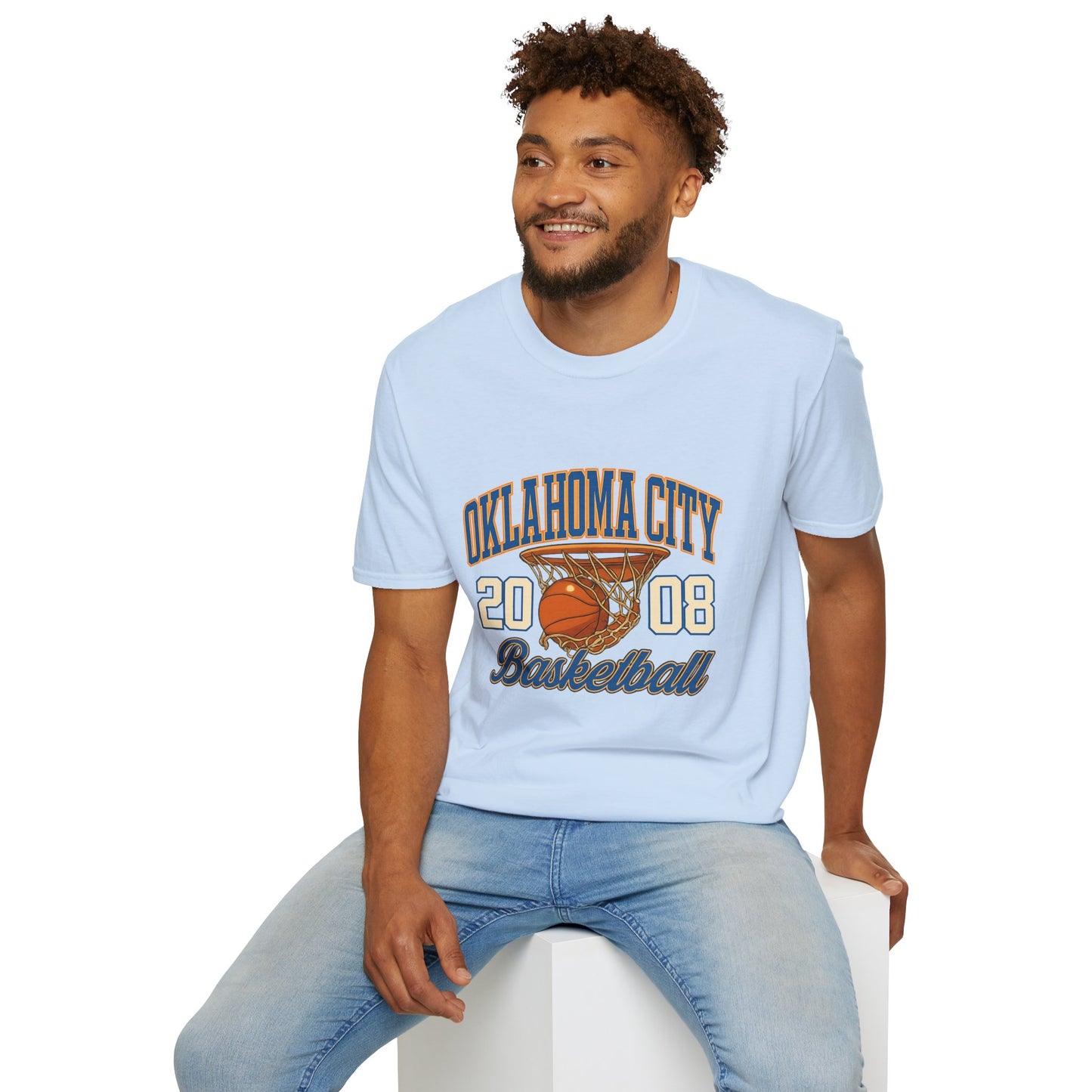 Oklahoma City Basketball T-Shirt | 2008 Retro Sports Tee | OKC Fan Shirt | Vintage Style Basketball Graphic | Local Pride Gift | Game Day Tee