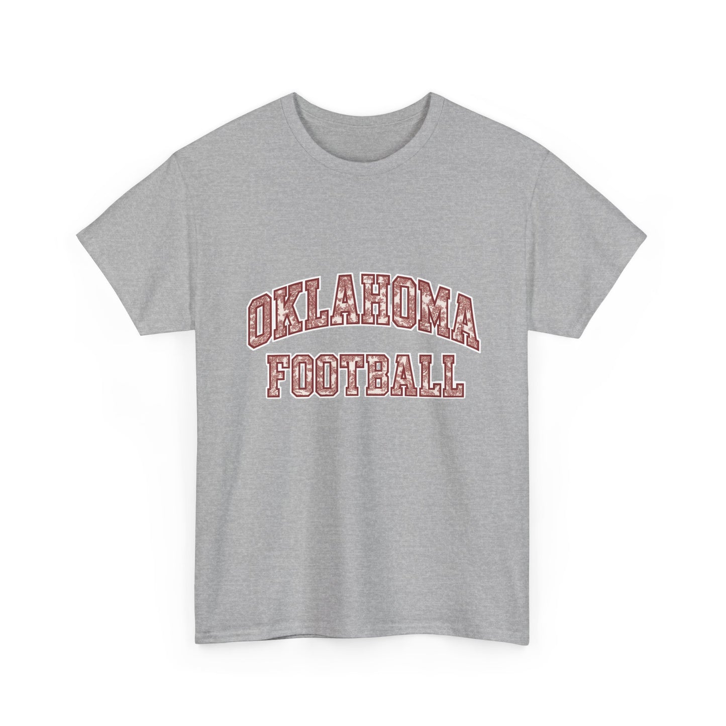 Oklahoma Football T-Shirt – Vintage Collegiate Style OU Game Day Tee, Retro Sports Shirt for Fans and Students