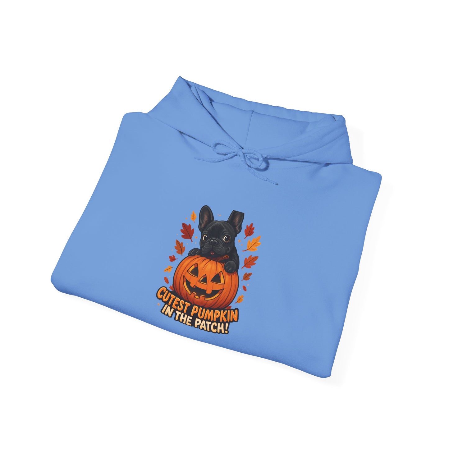 Cutest Pumpkin in the Patch Hoodie | Frenchie Fall Sweatshirt | Halloween Dog Lover Gift | Cozy French Bulldog Pumpkin Patch Hoodie