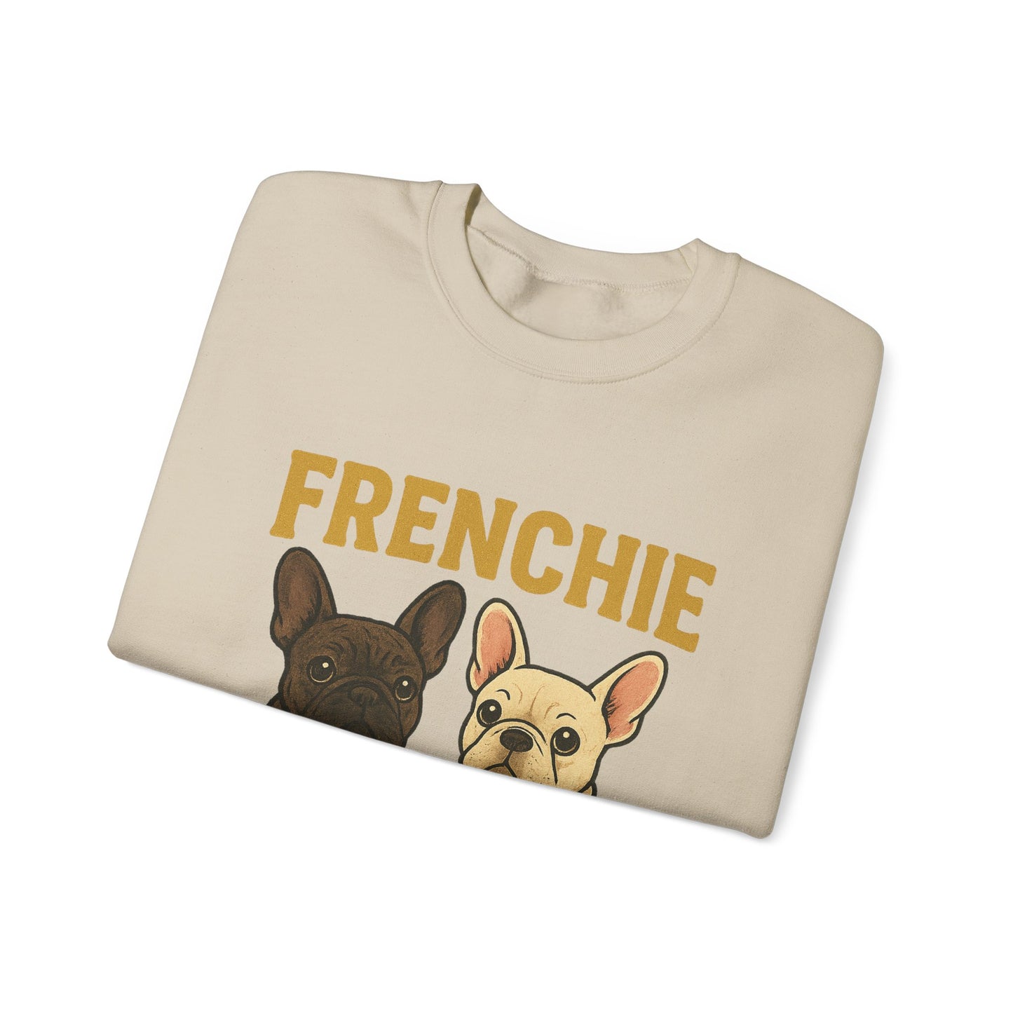 Frenchie Squad Sweatshirt | Cute French Bulldog Pullover | Dog Lover Crewneck | Matching Frenchie Mom & Dad Sweater