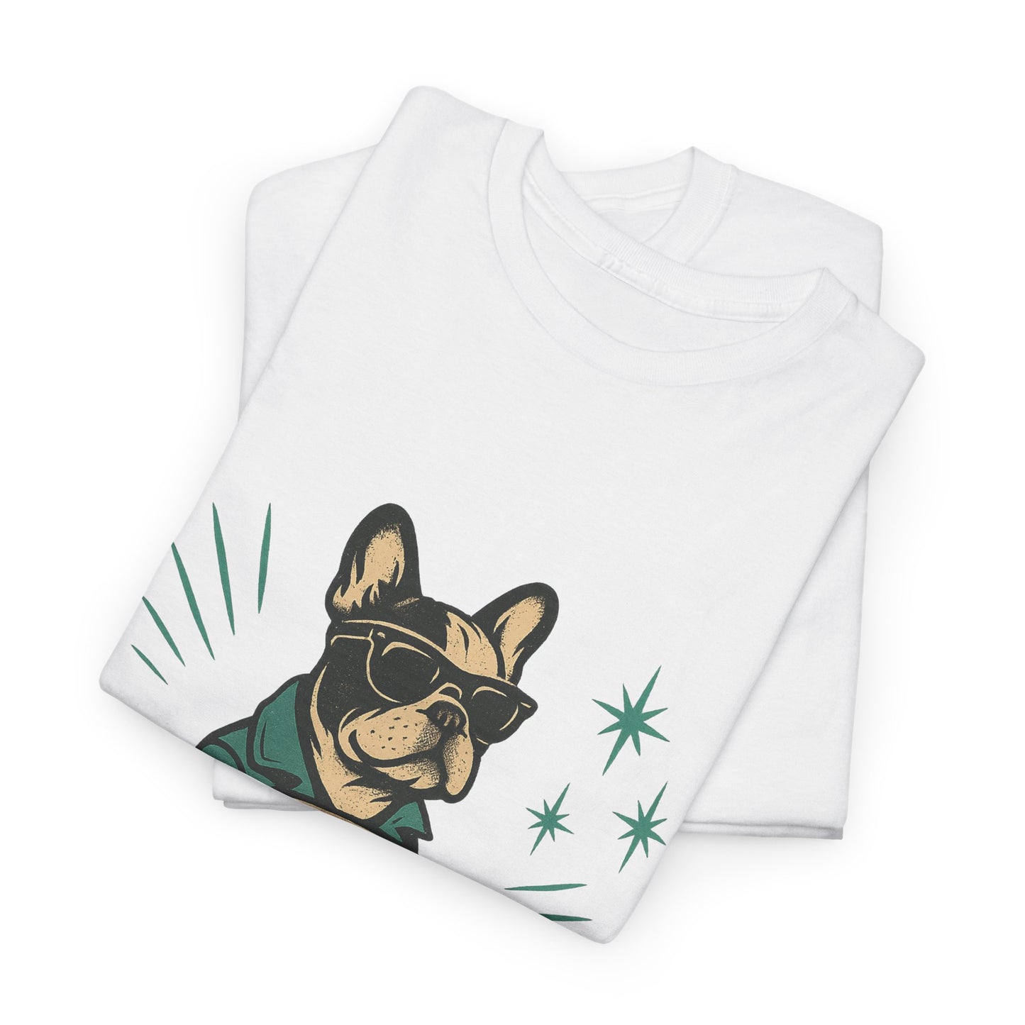Rockabilly Frenchie T-Shirt | Retro French Bulldog Driving Tee | Vintage Car Dog Lover Shirt | Cool 50s Style Frenchie Graphic Tee