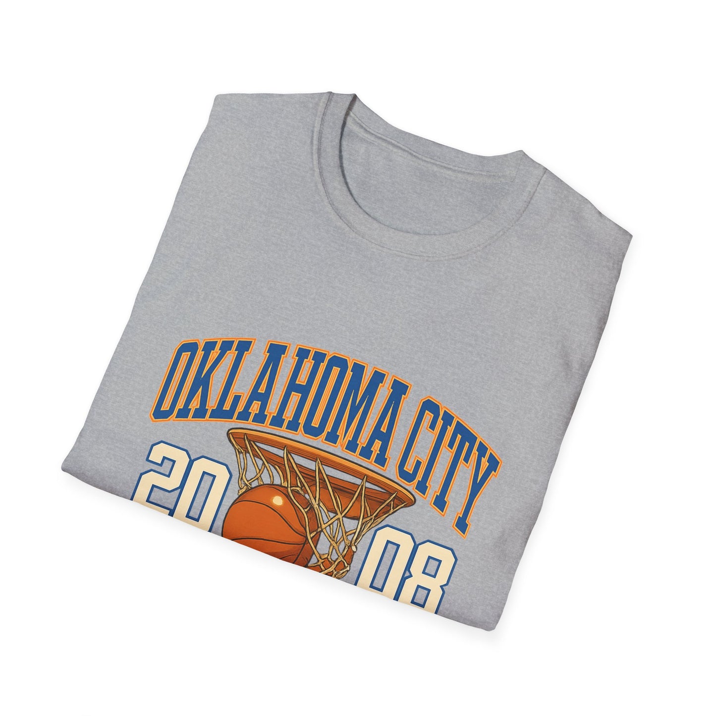 Oklahoma City Basketball T-Shirt | 2008 Retro Sports Tee | OKC Fan Shirt | Vintage Style Basketball Graphic | Local Pride Gift | Game Day Tee