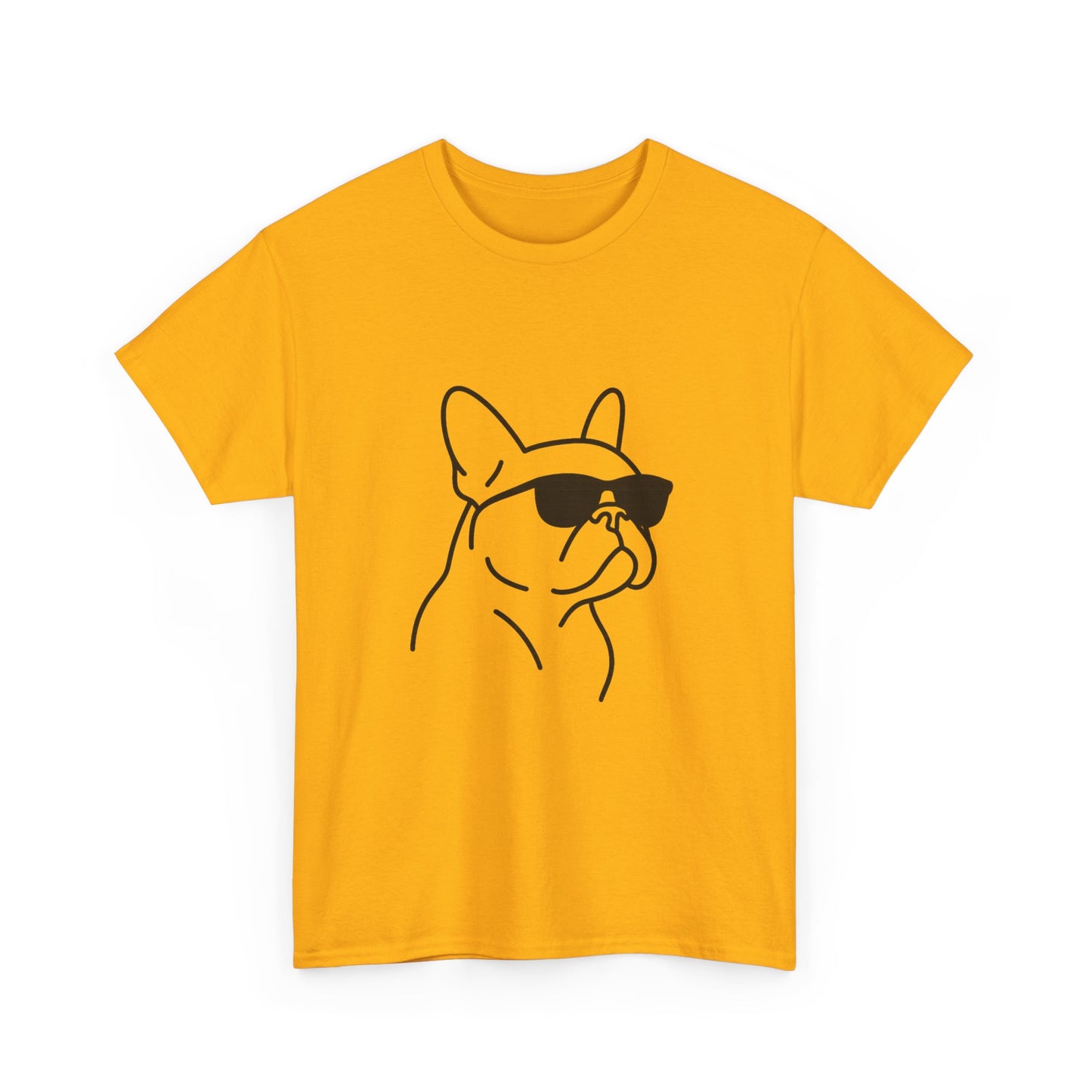 Cool Frenchie Line Art T-Shirt | Minimalist French Bulldog Tee | Dog Lover Gift | Frenchie Mom Shirt | Cute Pet Outline Graphic Tee