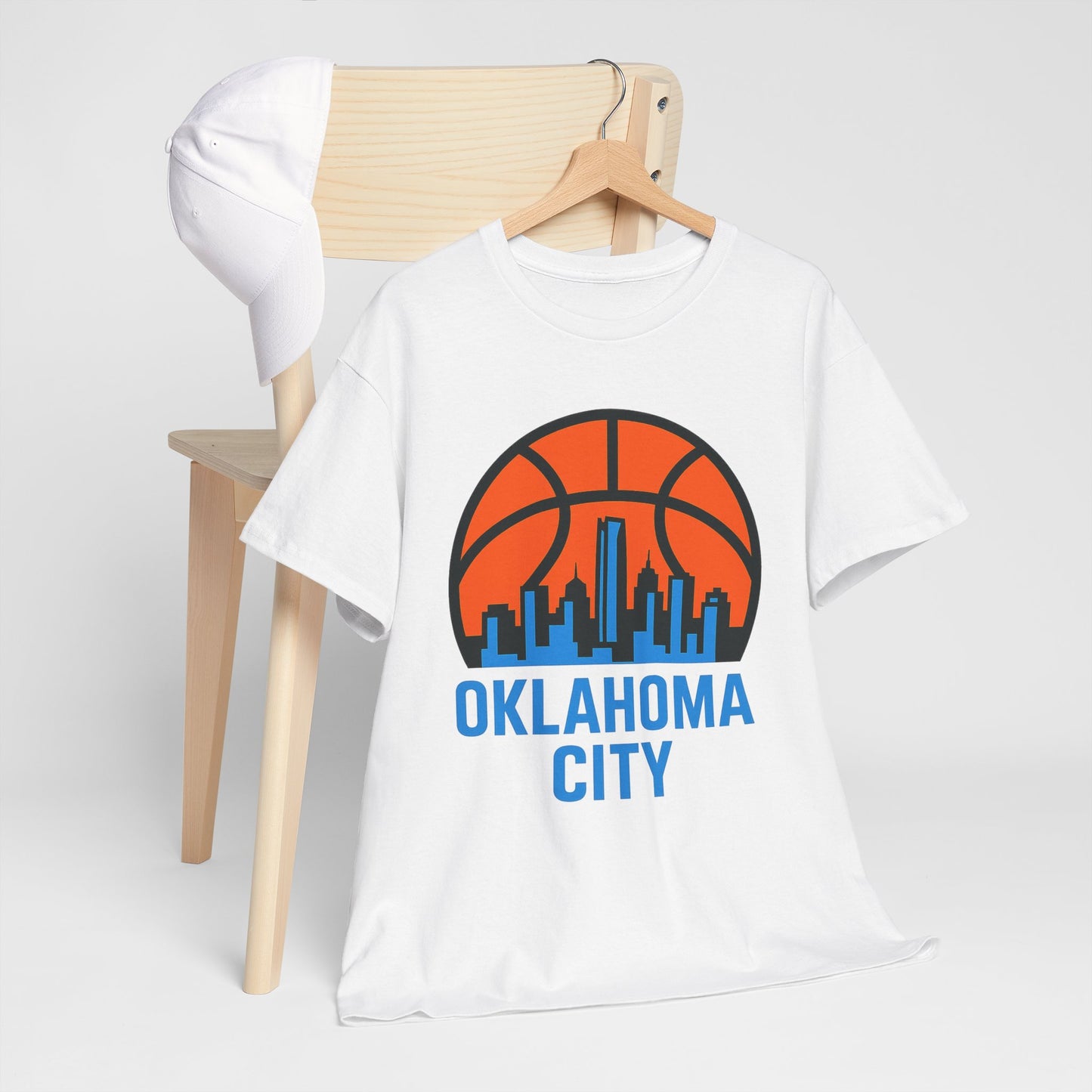 Oklahoma City Basketball Skyline T-Shirt