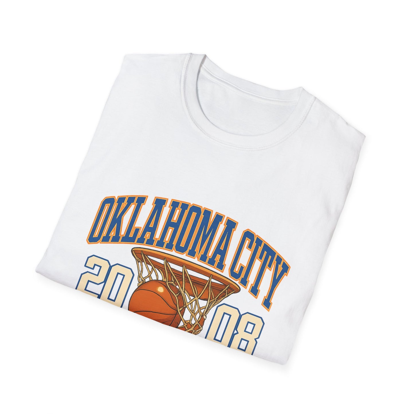Oklahoma City Basketball T-Shirt | 2008 Retro Sports Tee | OKC Fan Shirt | Vintage Style Basketball Graphic | Local Pride Gift | Game Day Tee