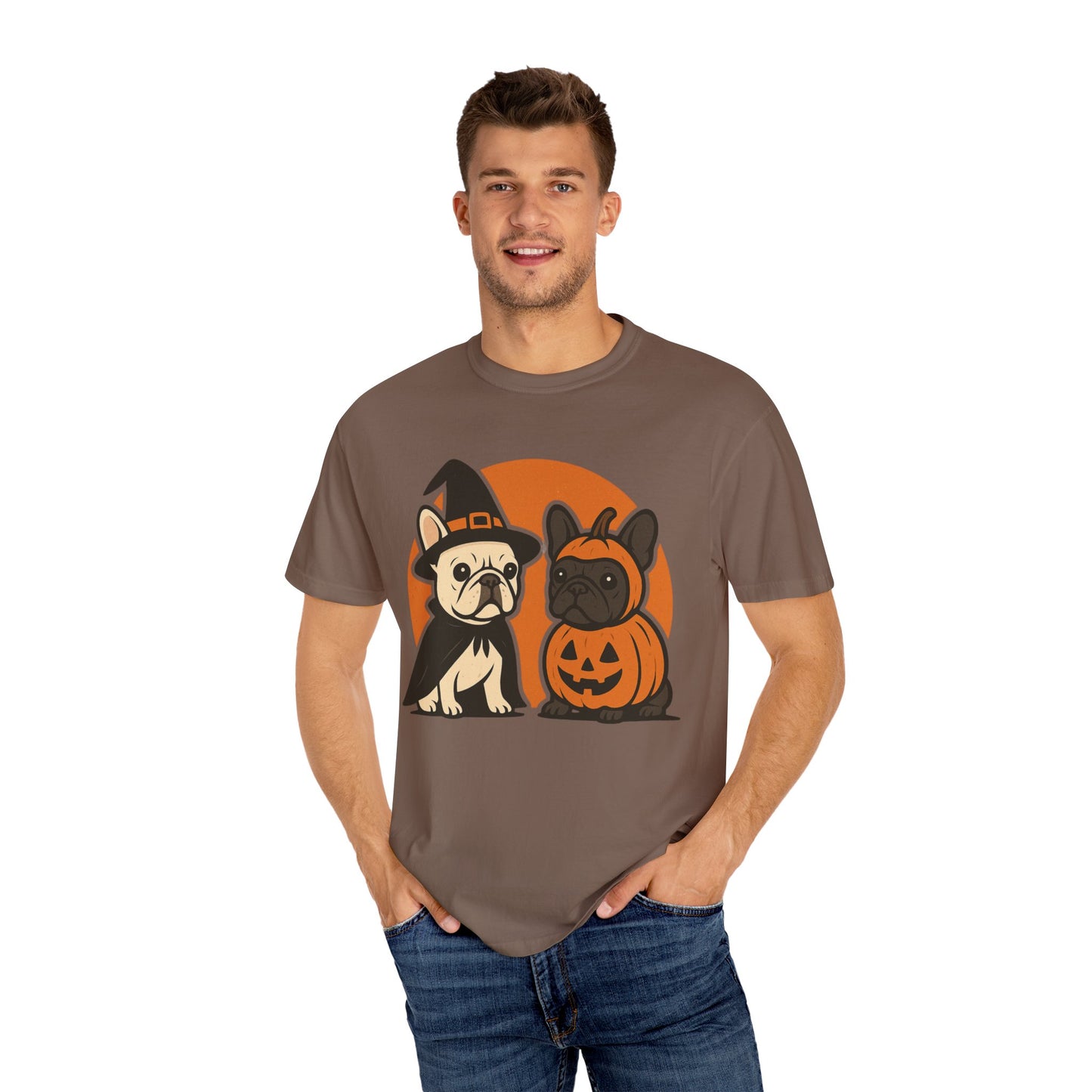 French Bulldog Halloween T-Shirt | Cute Spooky Frenchie Tee | Funny Dog Lover Shir