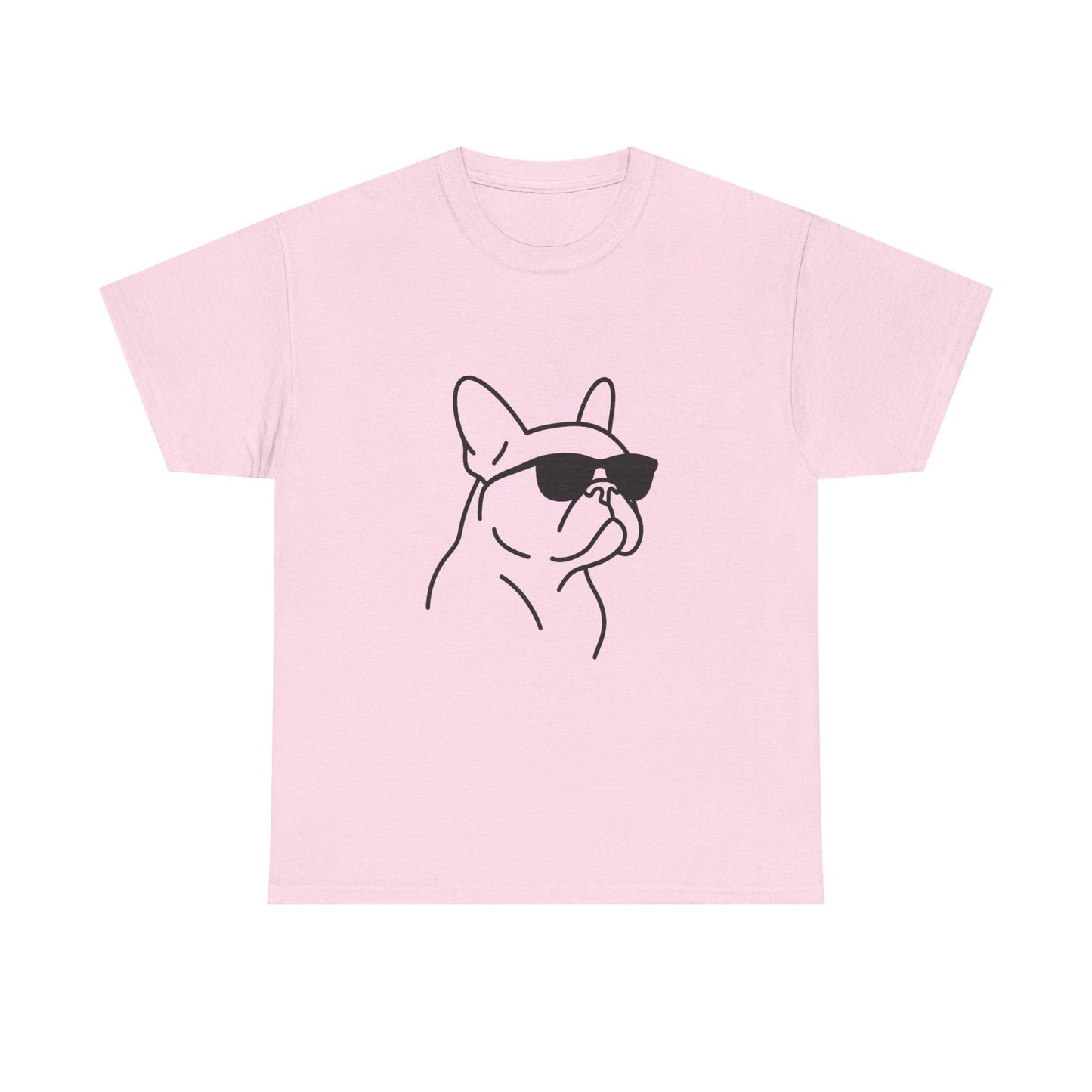 Cool Frenchie Line Art T-Shirt | Minimalist French Bulldog Tee | Dog Lover Gift | Frenchie Mom Shirt | Cute Pet Outline Graphic Tee