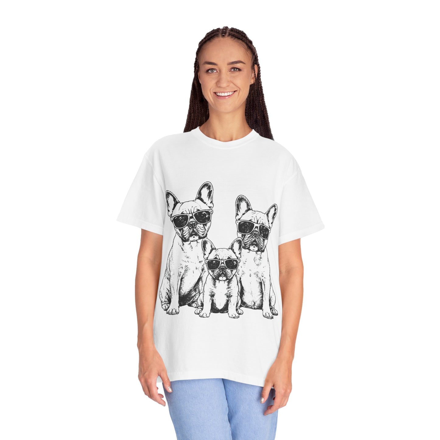 French Bulldog Family Shirt, Frenchie Family Tee, Cool French Bulldogs Sunglasses Shirt, Dog Mom Gift, Dog Dad Gift, Frenchie Lover Shirt, Cute Dog Graphic Tee