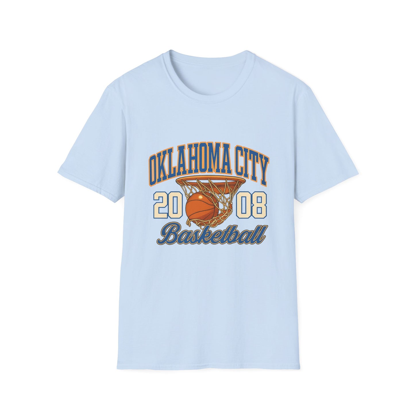 Oklahoma City Basketball T-Shirt | 2008 Retro Sports Tee | OKC Fan Shirt | Vintage Style Basketball Graphic | Local Pride Gift | Game Day Tee