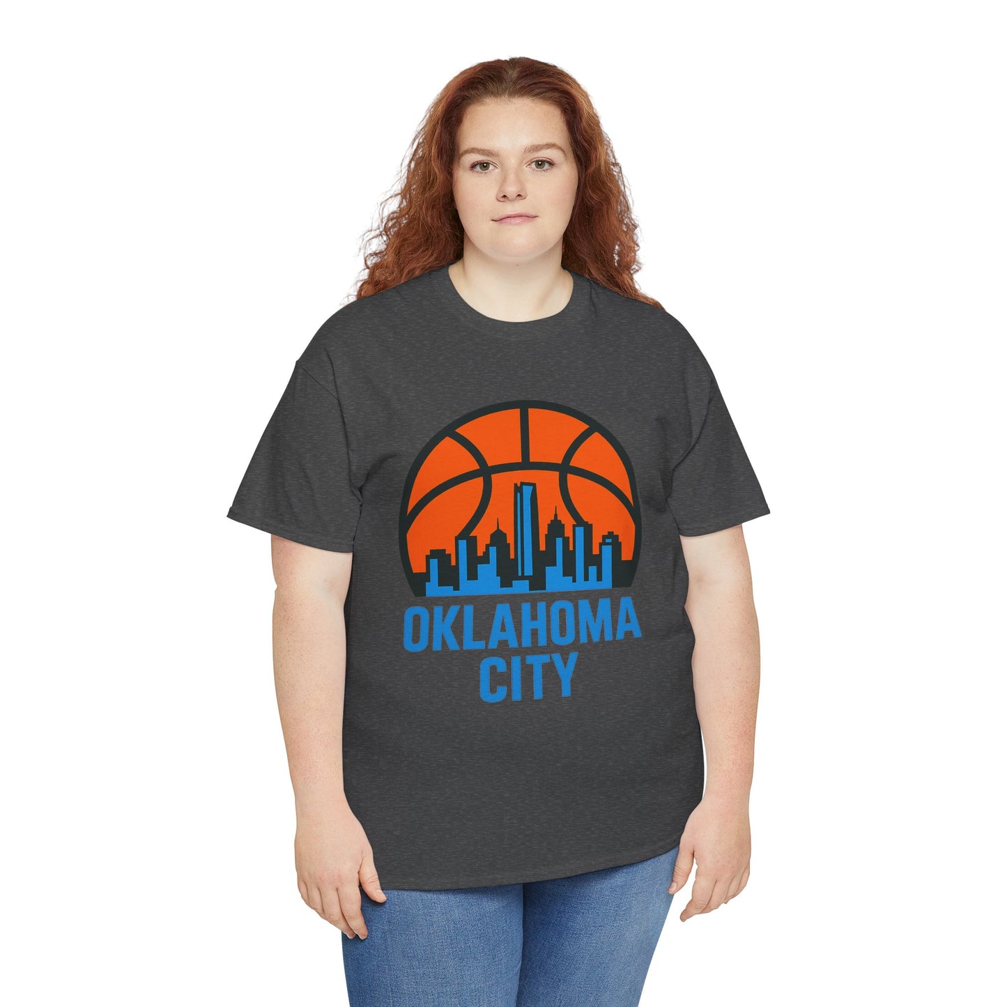 Oklahoma City Basketball Skyline T-Shirt
