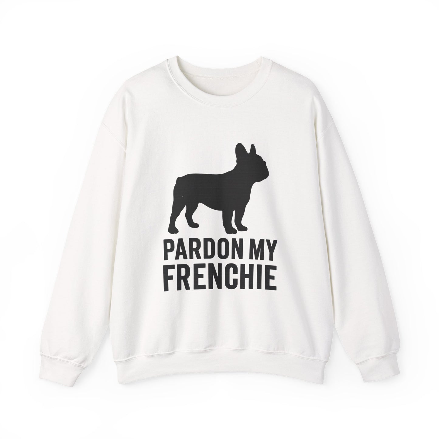 Pardon My Frenchie Pullover | Retro French Bulldog Sweatshirt | Funny Dog Lover Crewneck | Vintage Graphic Frenchie Sweater for Her or Him
