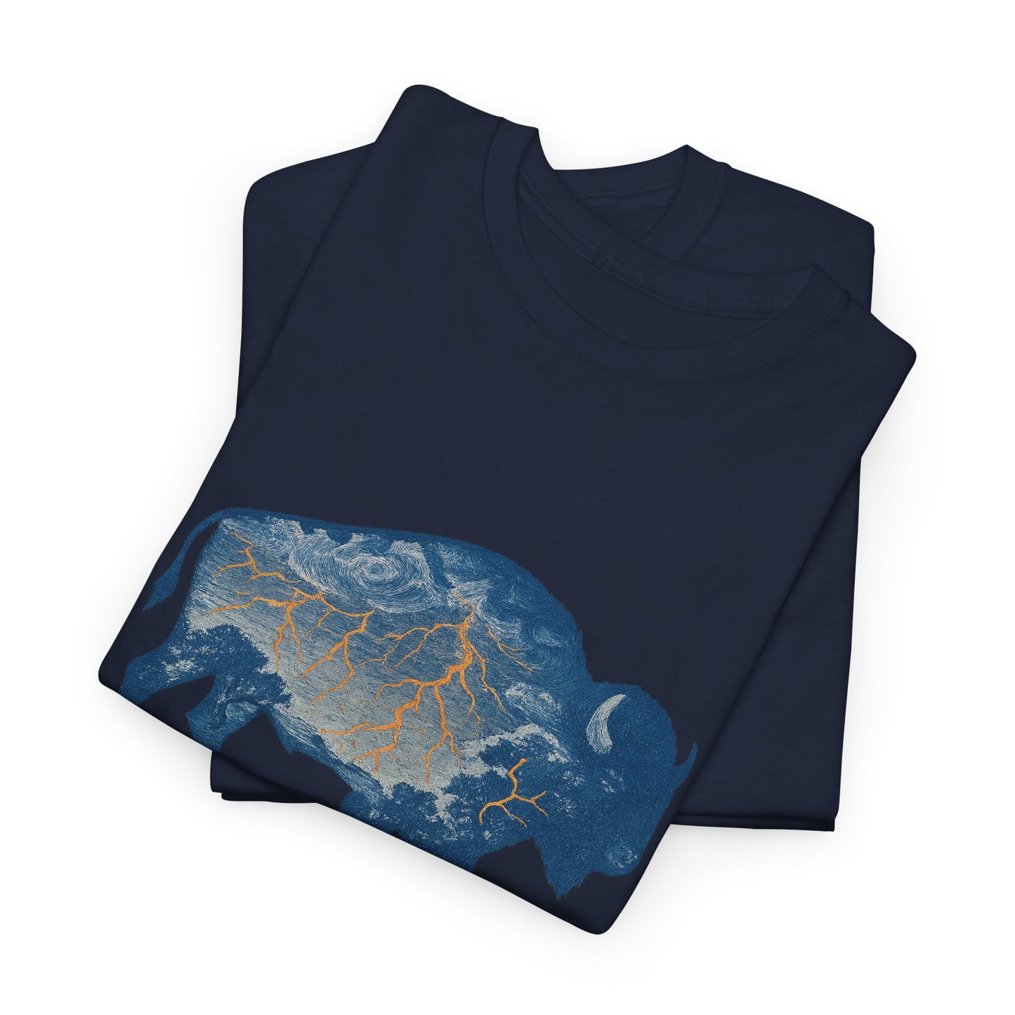 Thunder Bison Lightning T-Shirt | Oklahoma City Basketball Inspired Tee | OKC Game Day Shirt