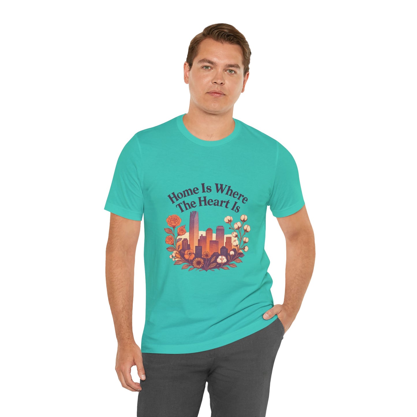 Home Is Where the Heart Is Oklahoma City Shirt | OKC Pride Tee | Oklahoma City Love